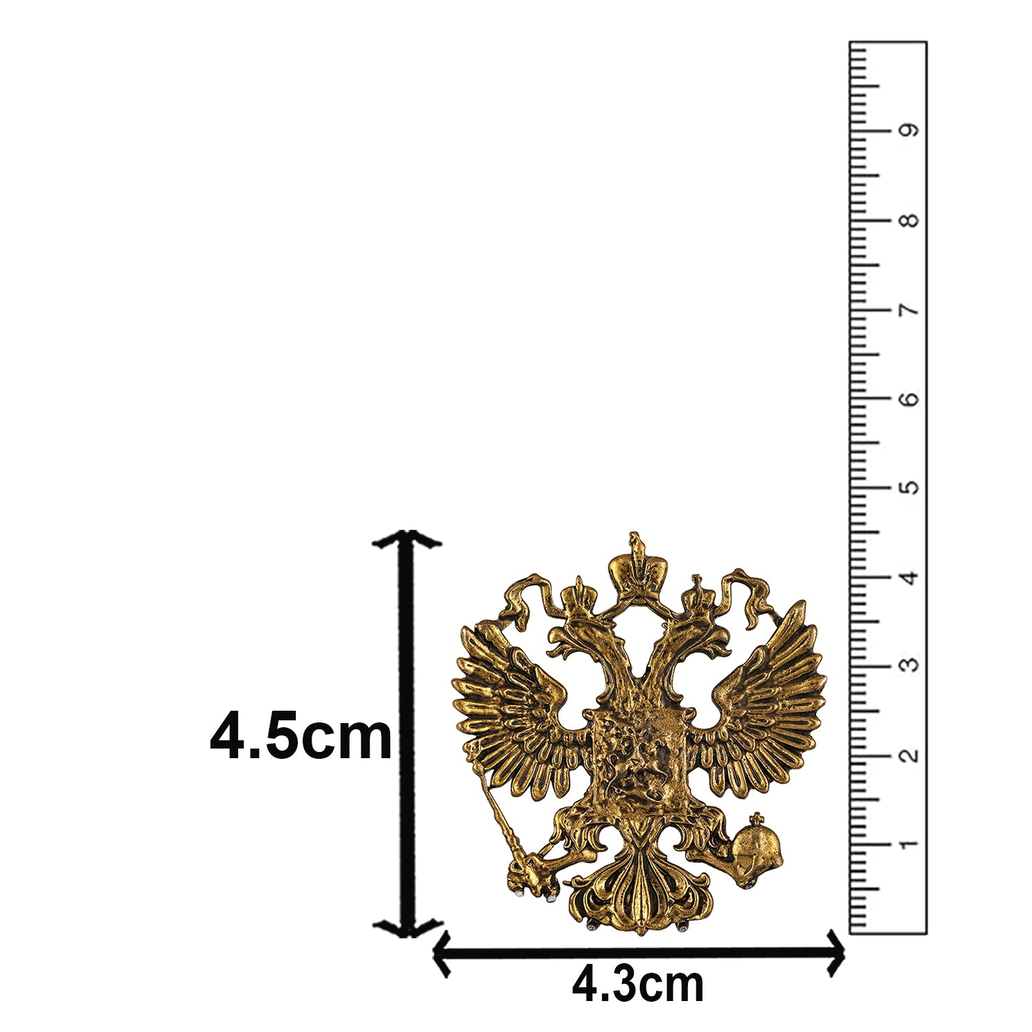 Coat of Arms Russia Brooch / Lapel Pin