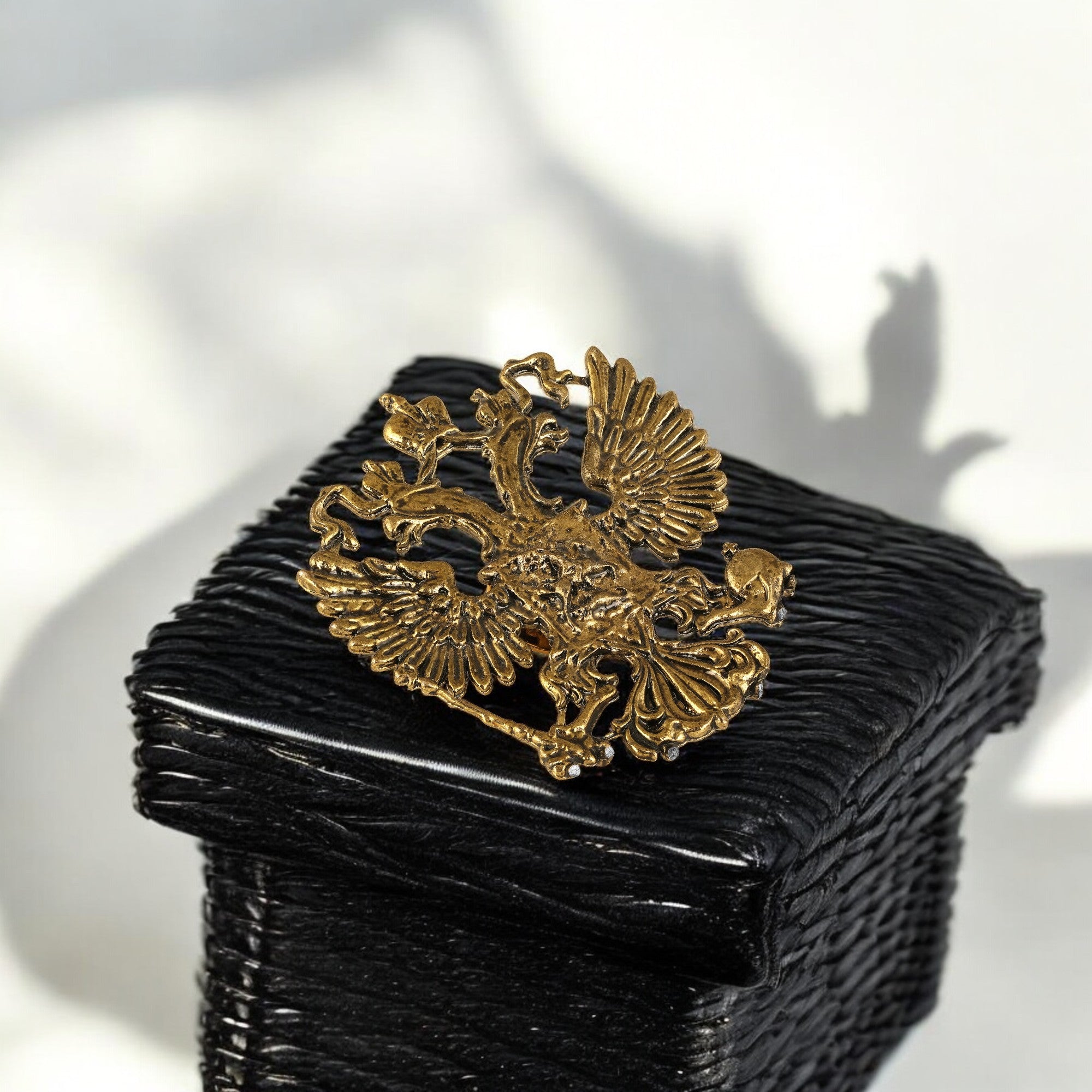Coat of Arms Russia Brooch / Lapel Pin
