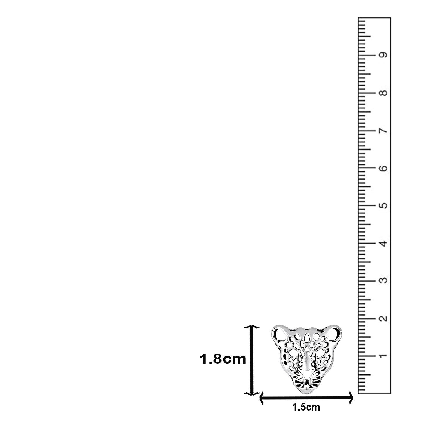 Lion-Face-Shaped Brooch / Lapel / Collar Pin