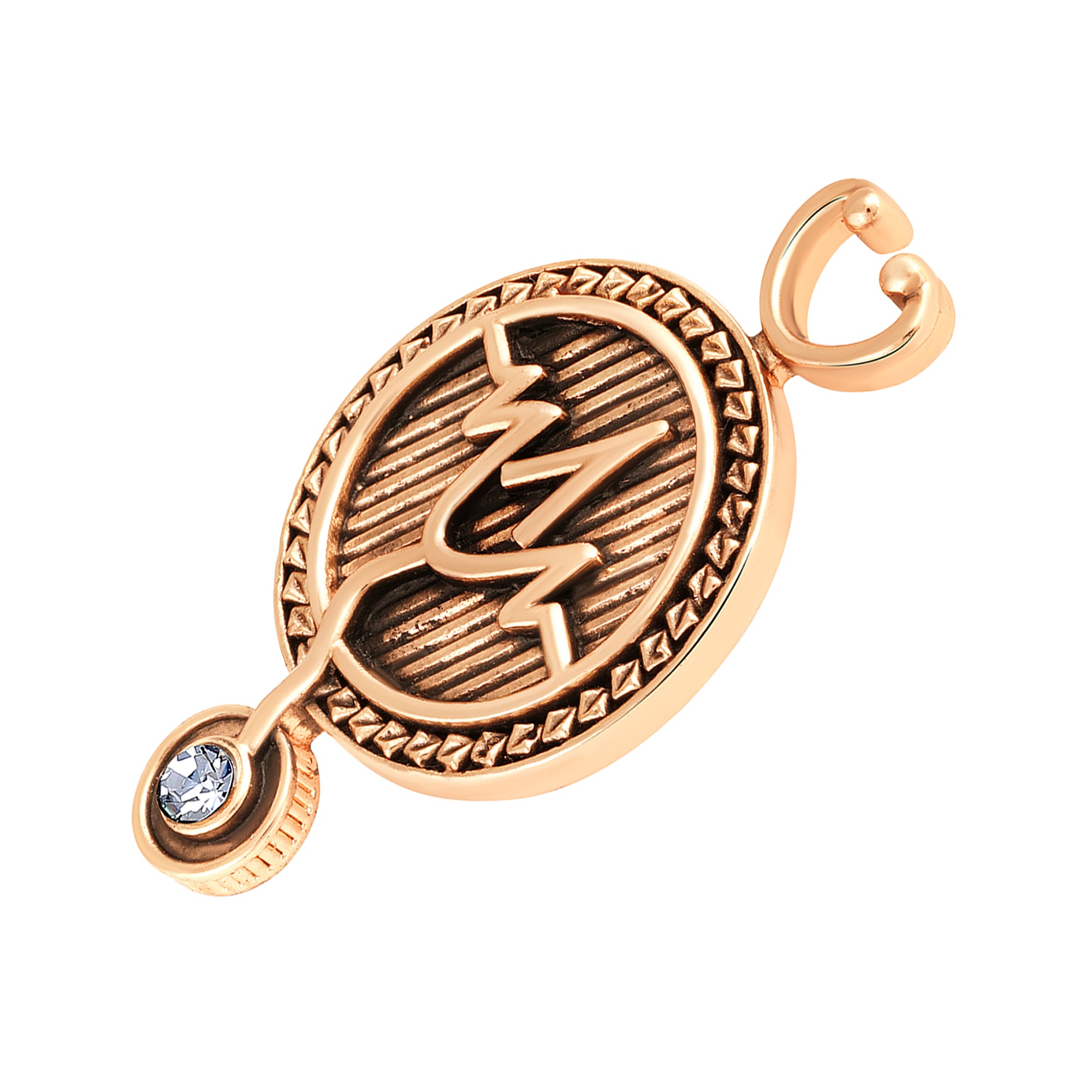 Elegant Stethoscope Unisex Doctor Brooch / Medical Theme Lapel Pin
