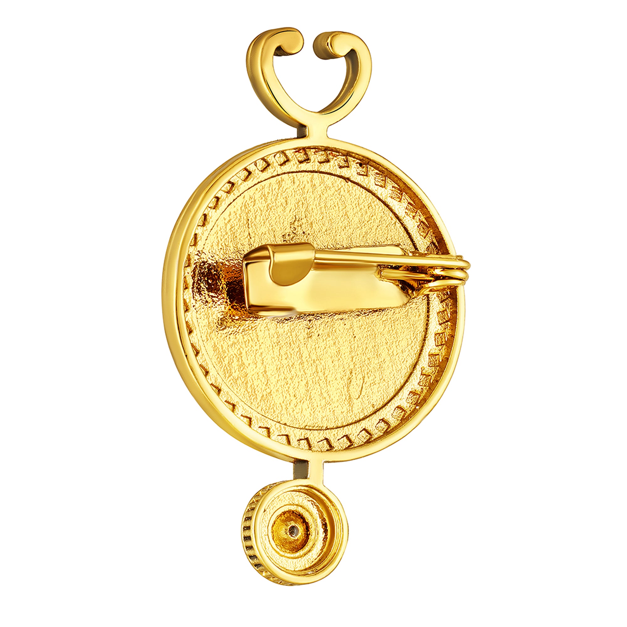 Elegant Stethoscope Unisex Doctor Brooch / Medical Theme Lapel Pin