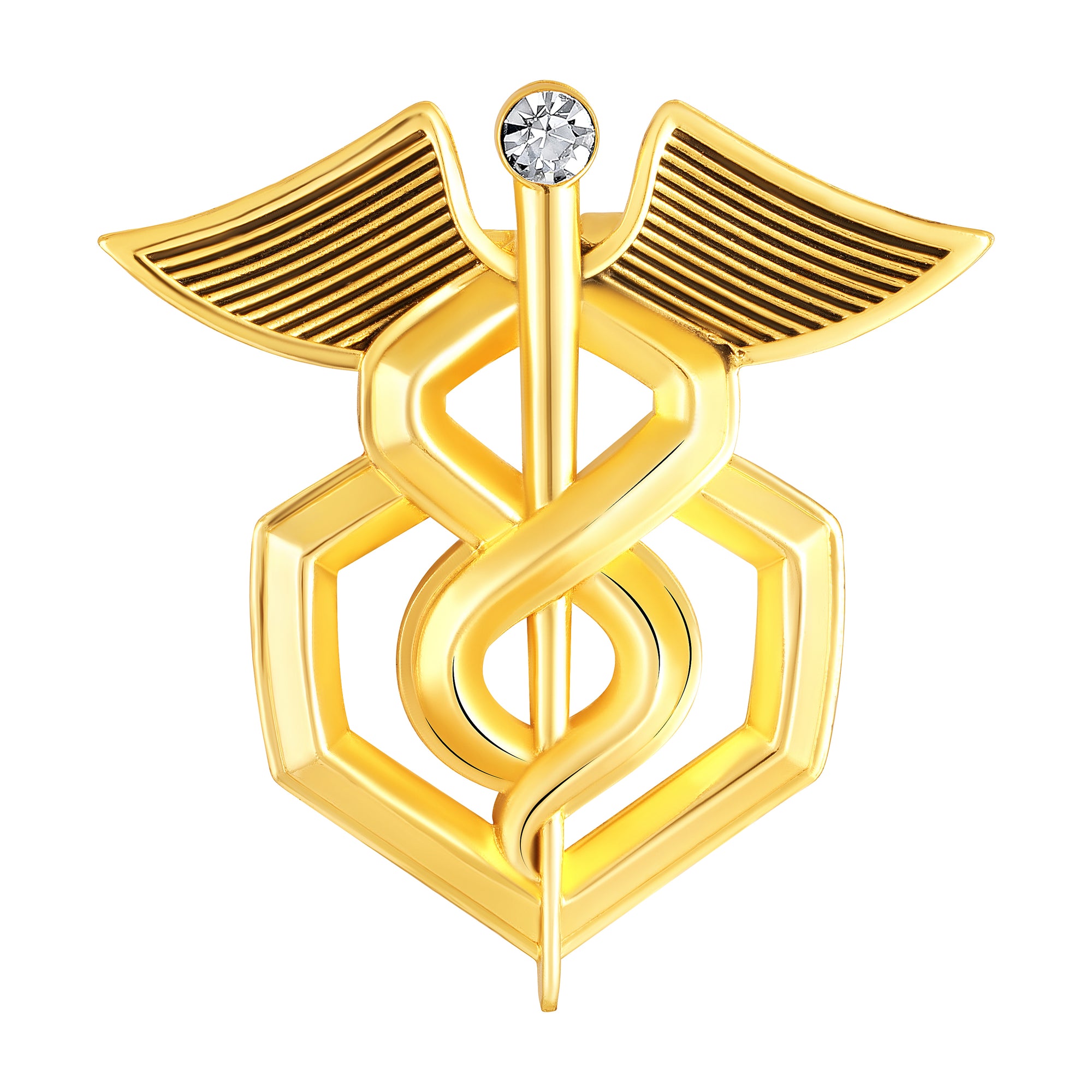 Elegant Unisex Doctor Brooch / Medical Theme Lapel Pin