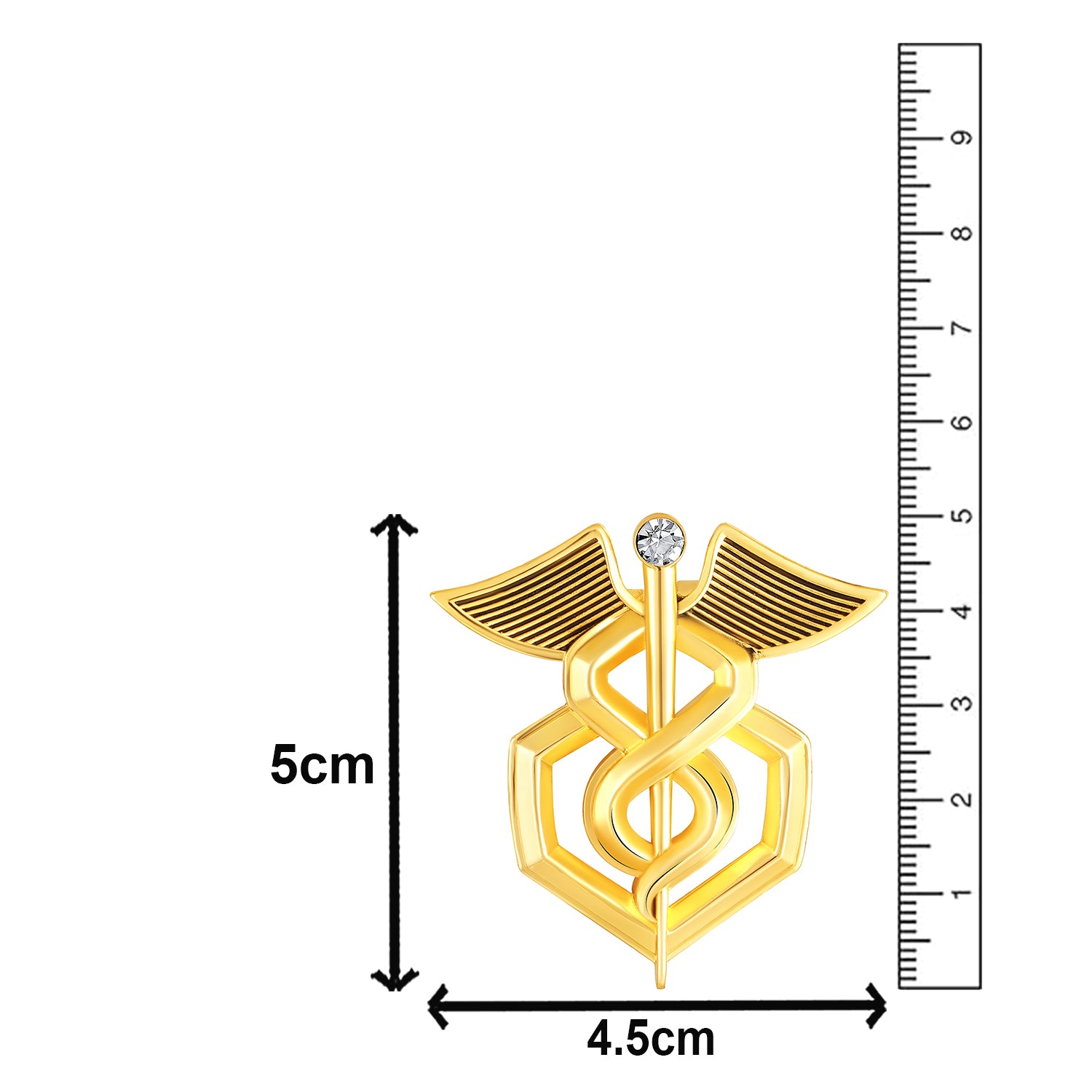 Elegant Unisex Doctor Brooch / Medical Theme Lapel Pin
