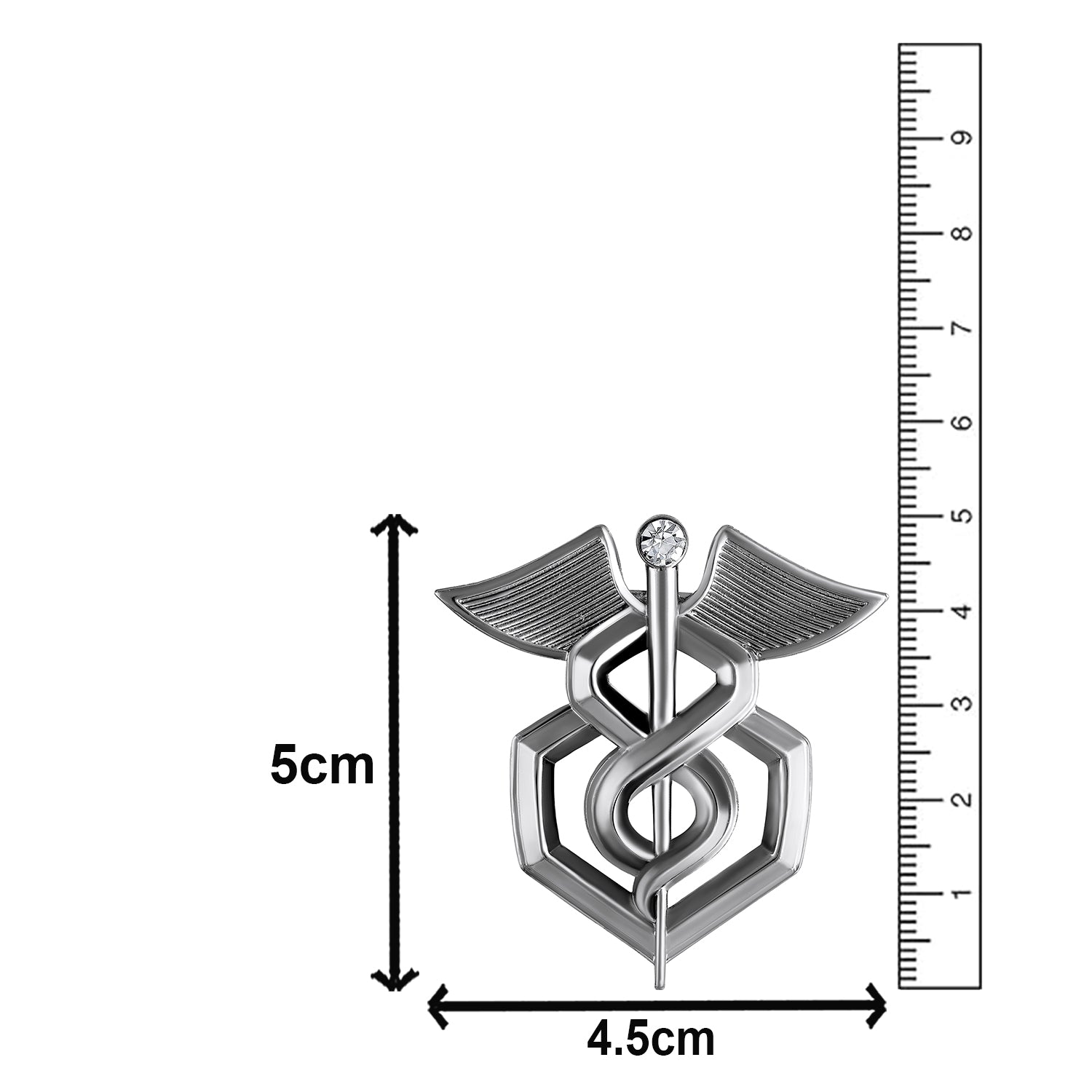 Elegant Unisex Doctor Brooch / Medical Theme Lapel Pin