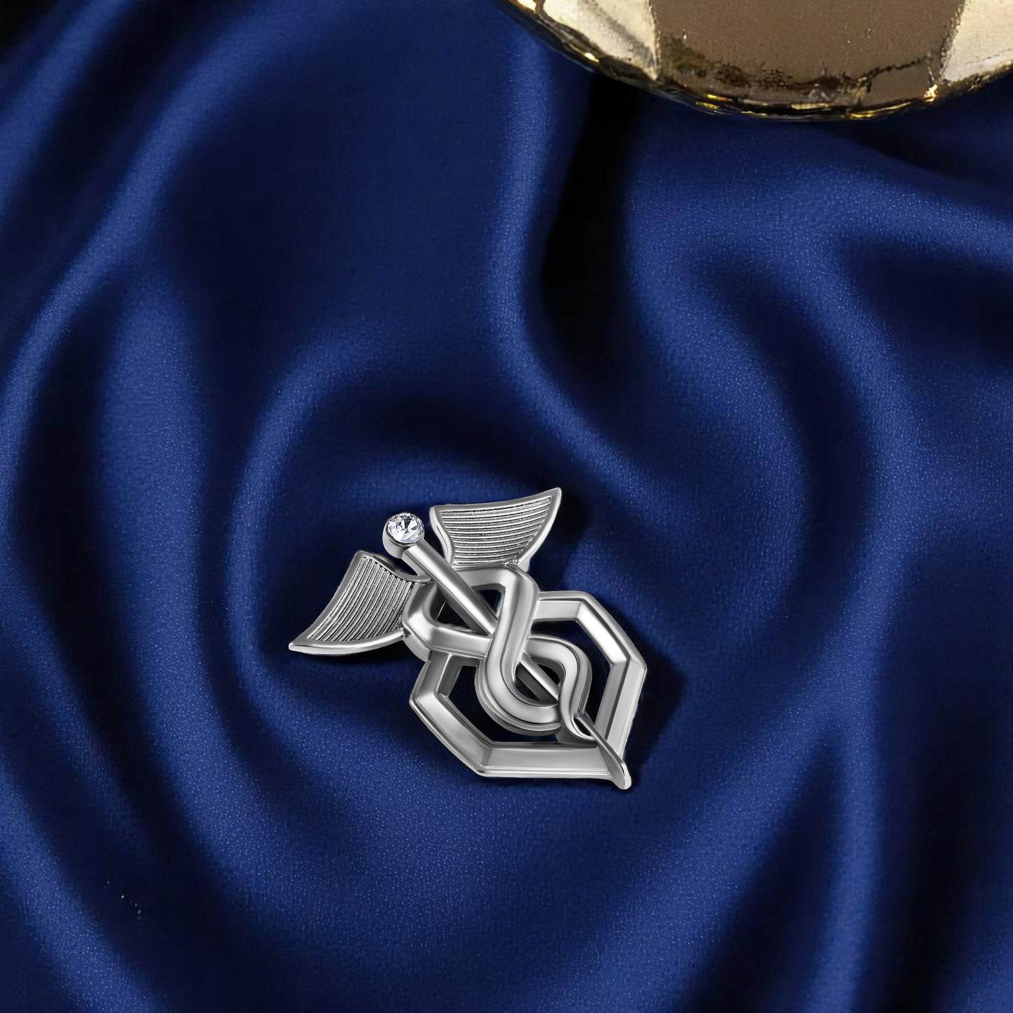 Elegant Unisex Doctor Brooch / Medical Theme Lapel Pin