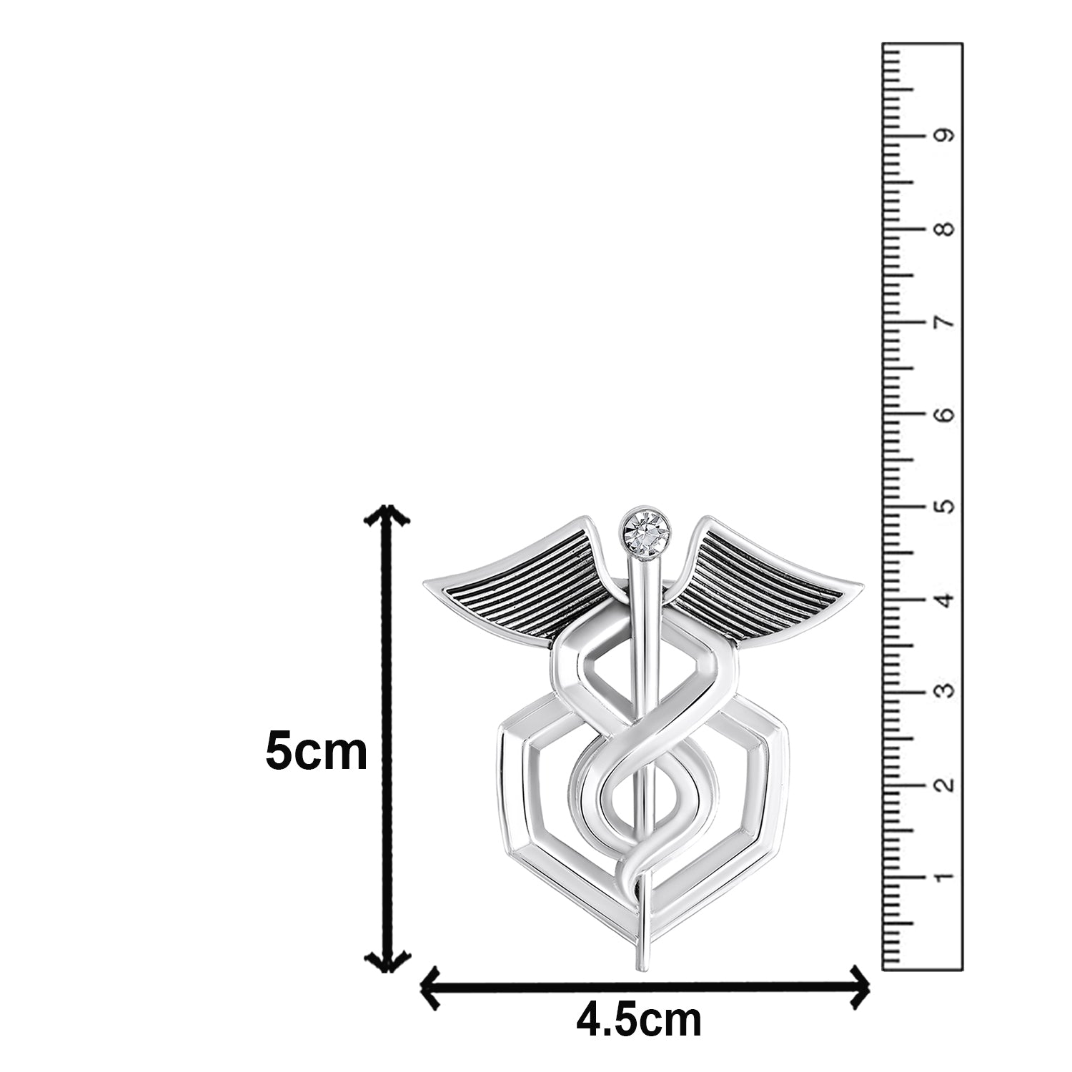 Elegant Unisex Doctor Brooch / Medical Theme Lapel Pin