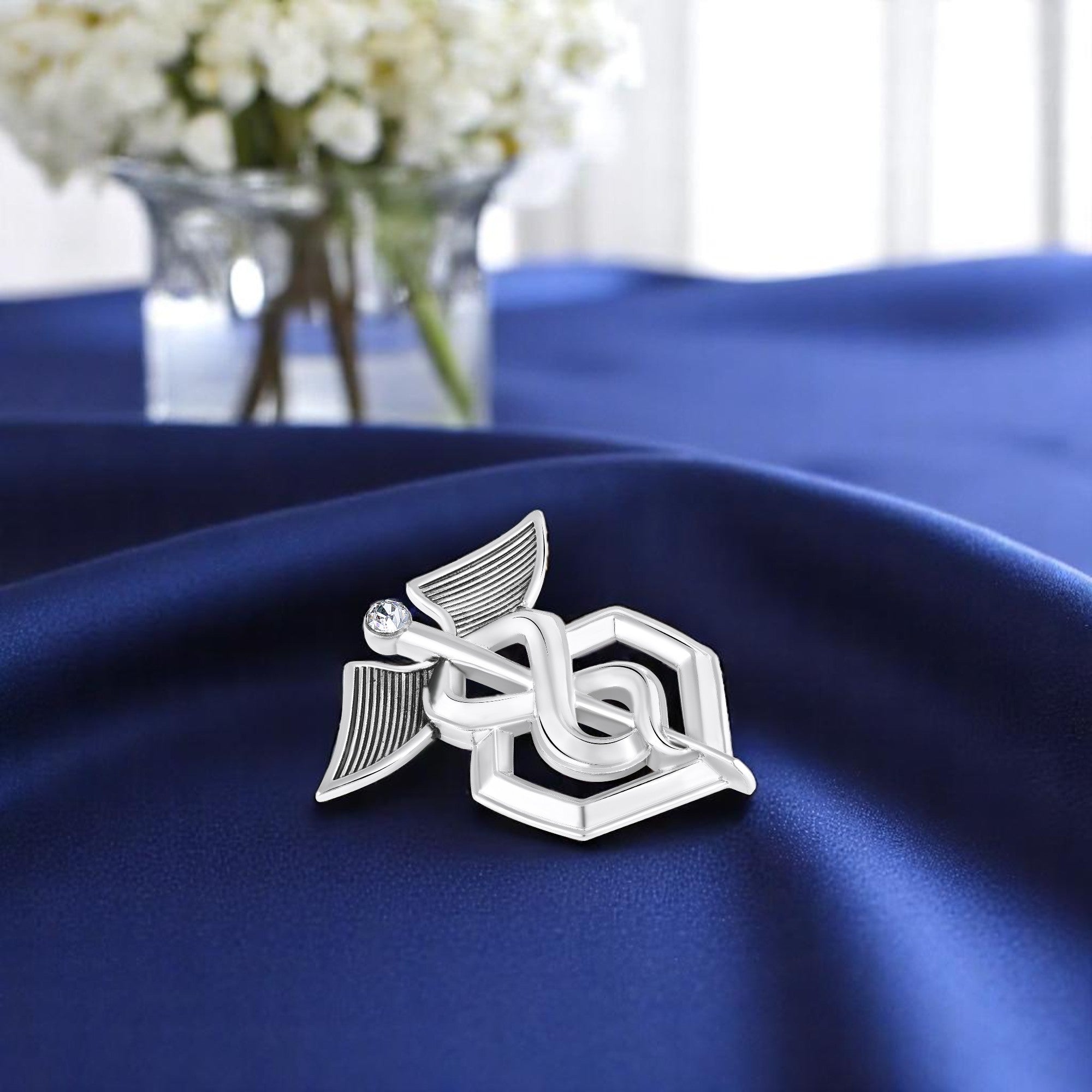 Elegant Unisex Doctor Brooch / Medical Theme Lapel Pin