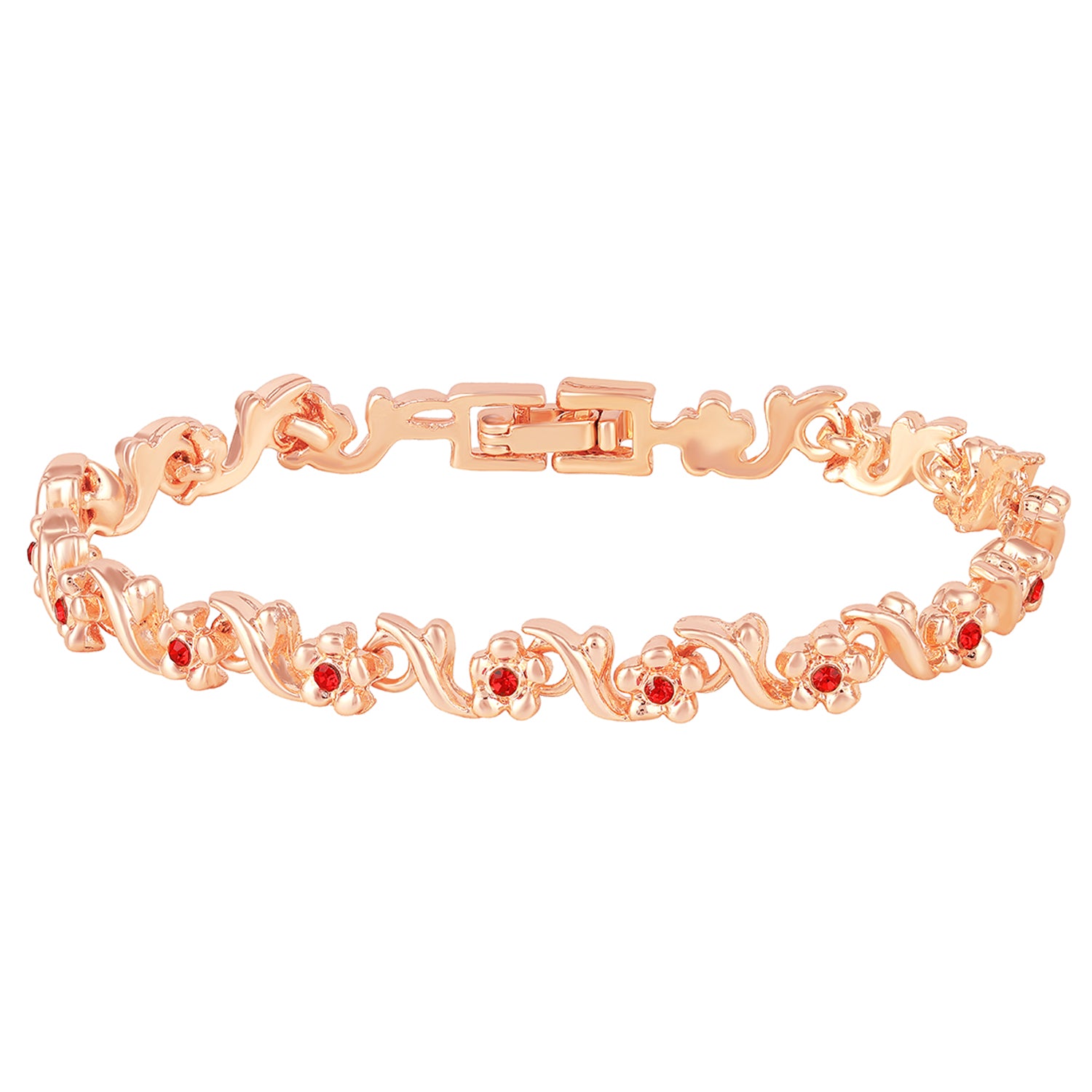 Floral and Leaves Bracelet