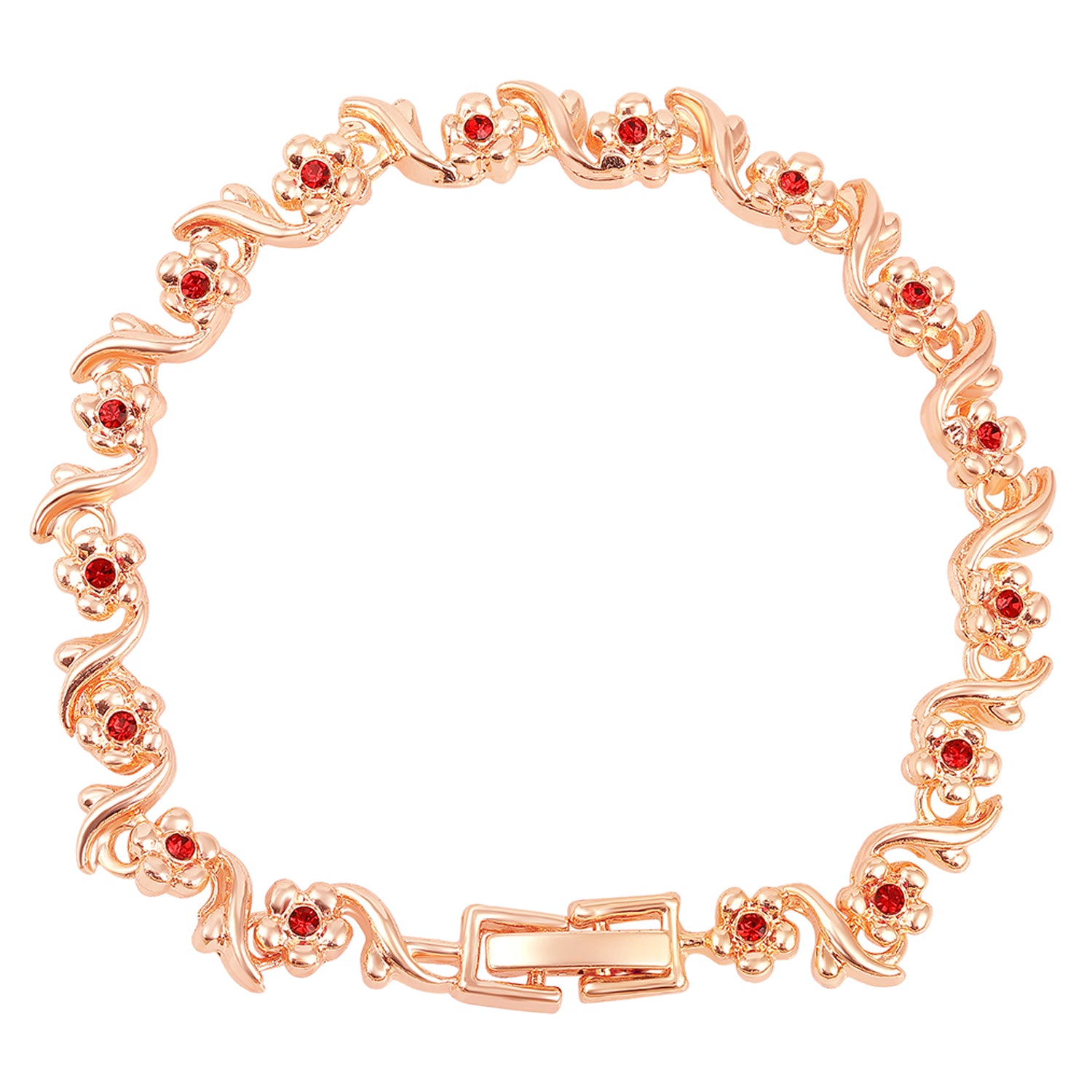 Floral and Leaves Bracelet