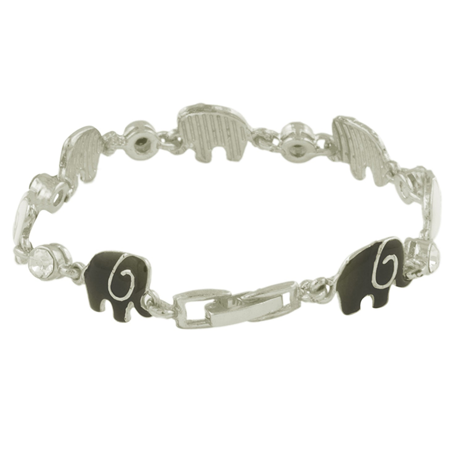 Crystal Elephant Bracelet