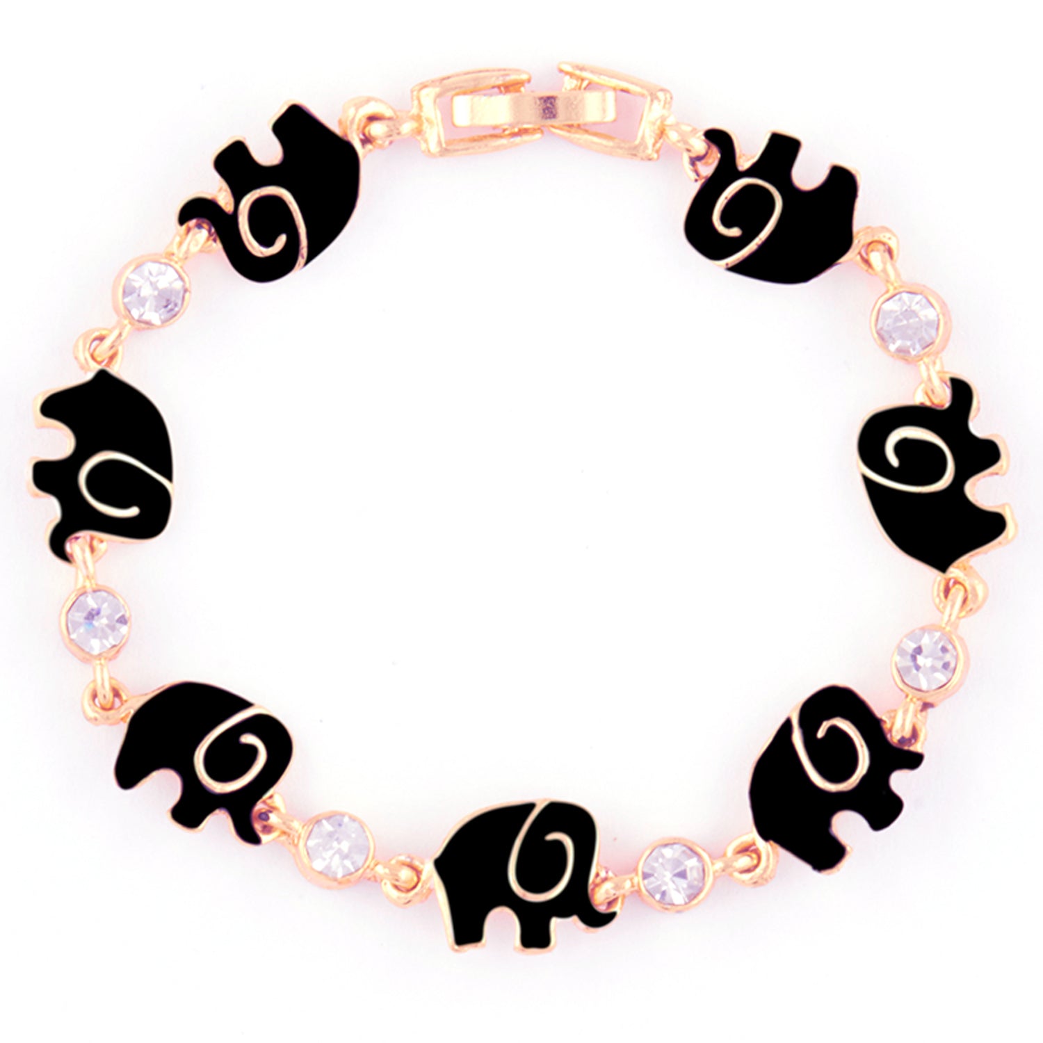 Crystal Elephant Bracelet