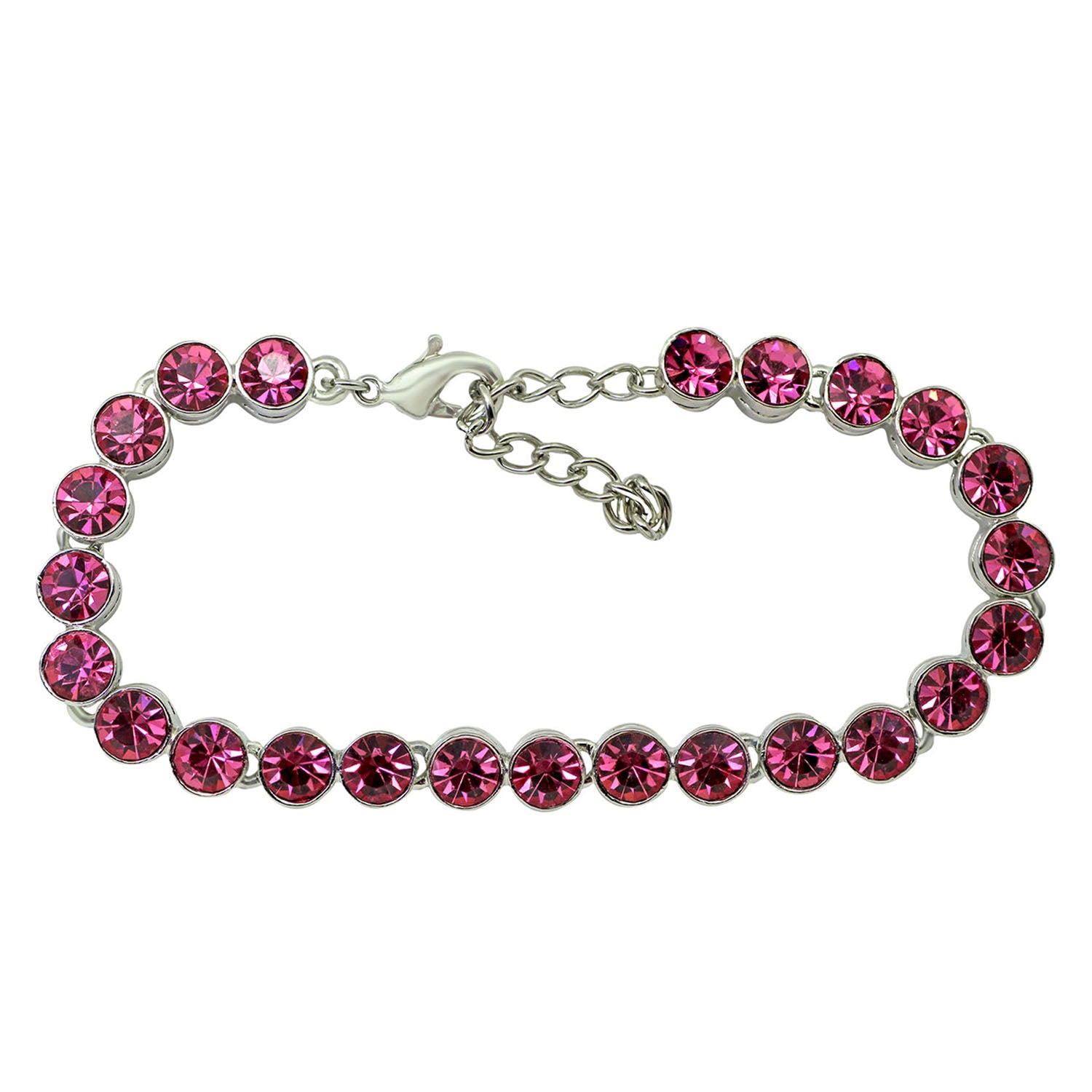 Delightful tennis bracelet