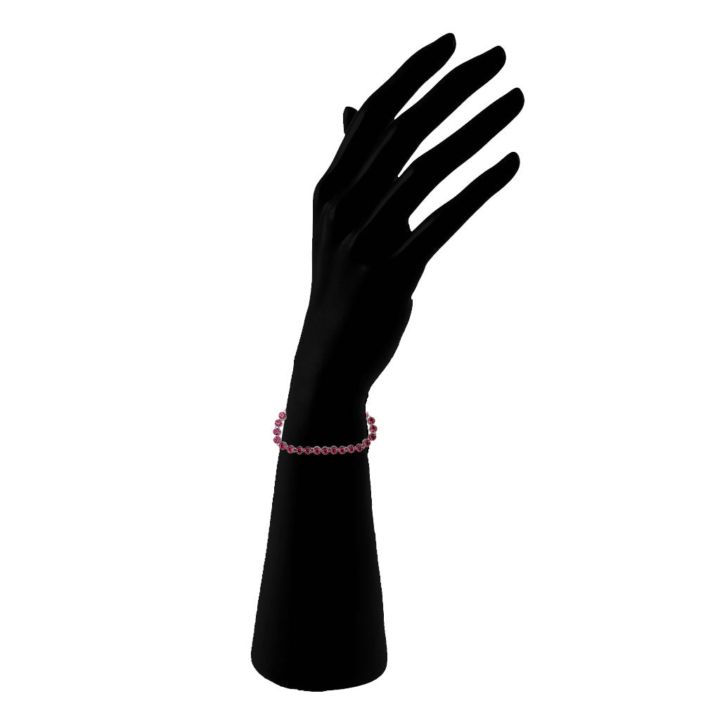 Delightful tennis bracelet