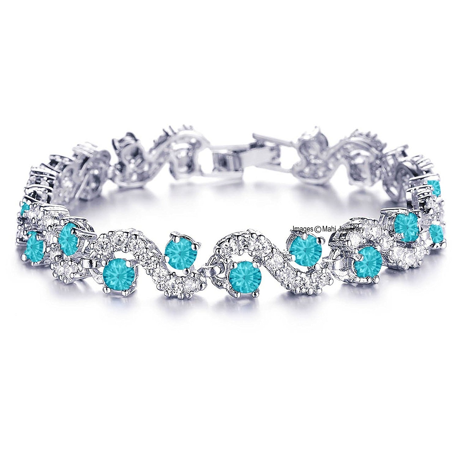 Rich Royal Black Crystals Bracelet