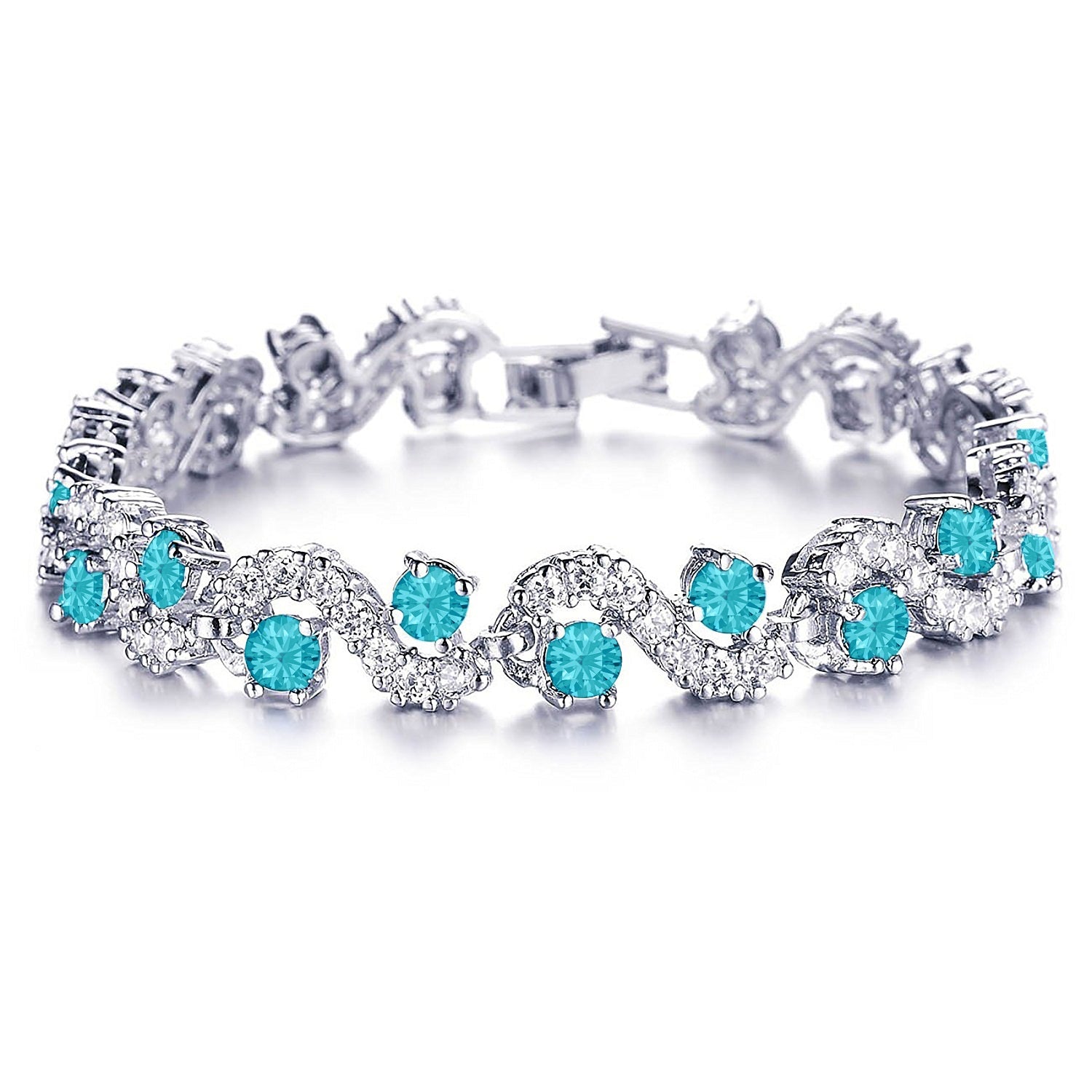 Rich Royal Black Crystals Bracelet