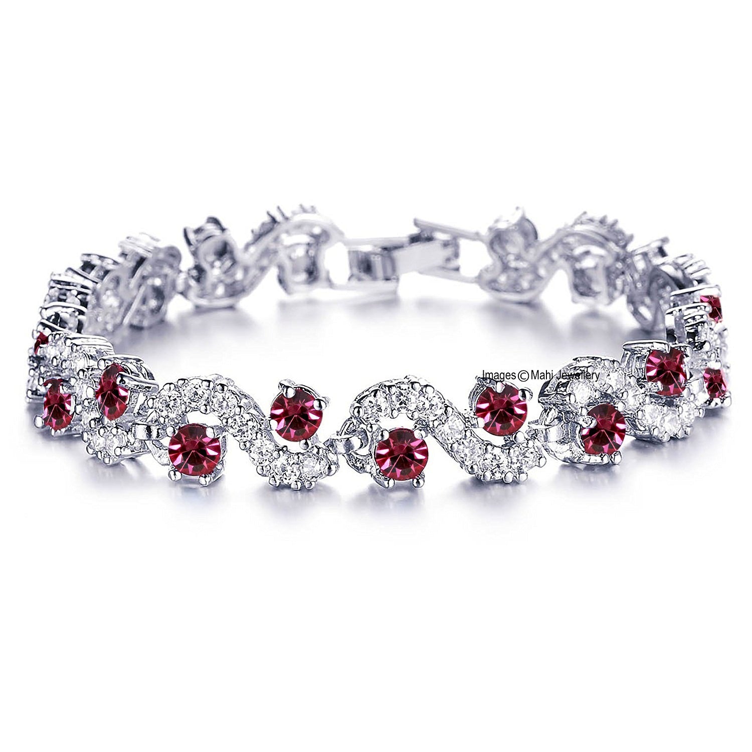 Rich Royal Black Crystals Bracelet