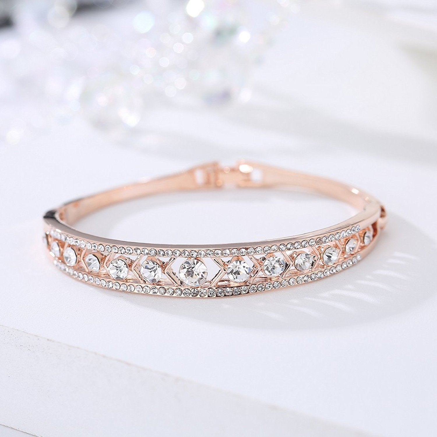 Flattering Crystal Bracelet