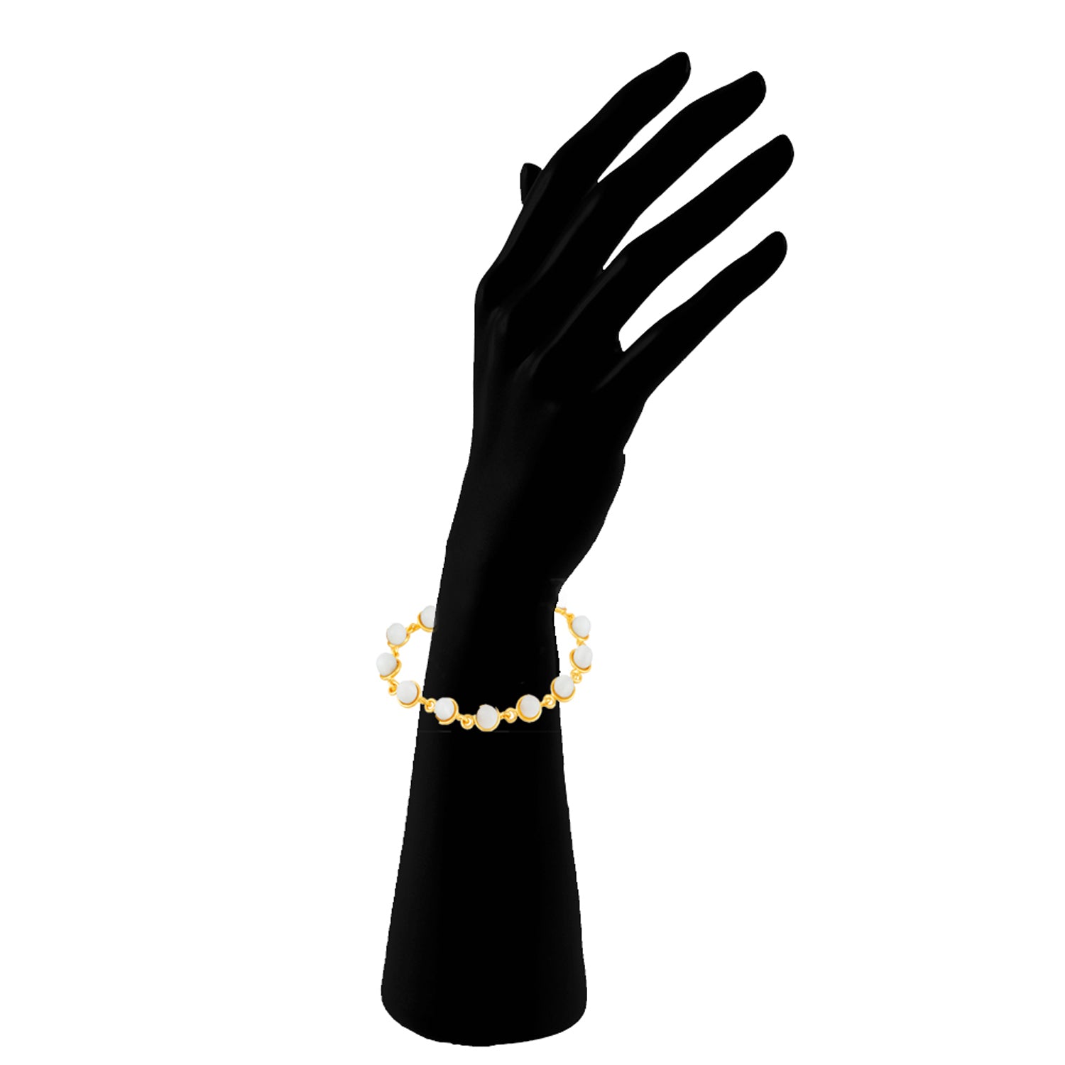 Ethereal White Monalisa Bracelet