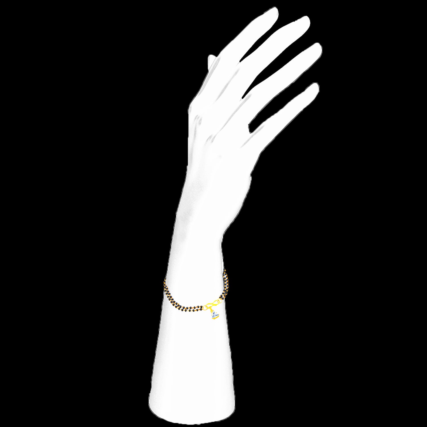 Exquisite Solitaire Crystal Mangalsutra Bracelet