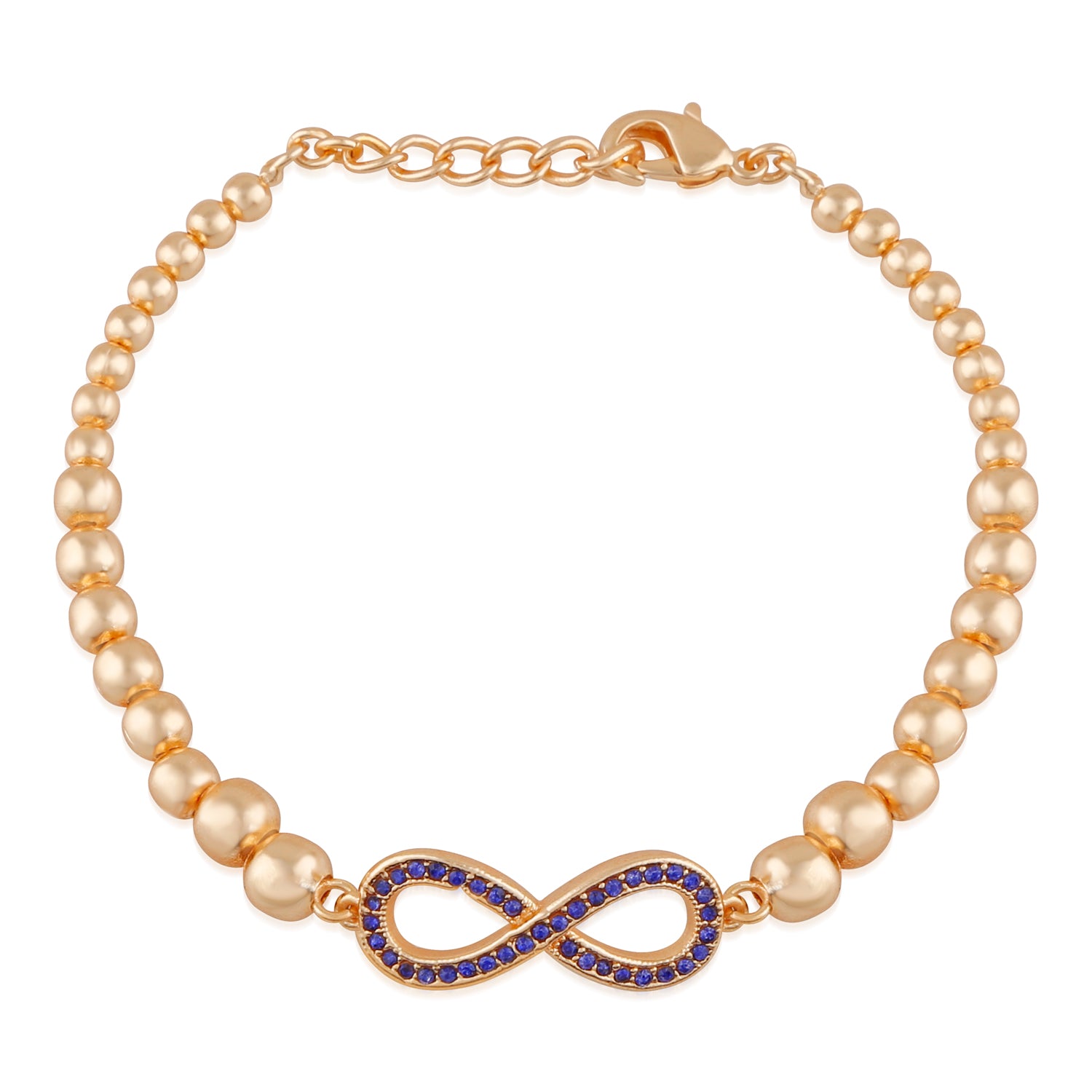 Designer blue crystal bracelet