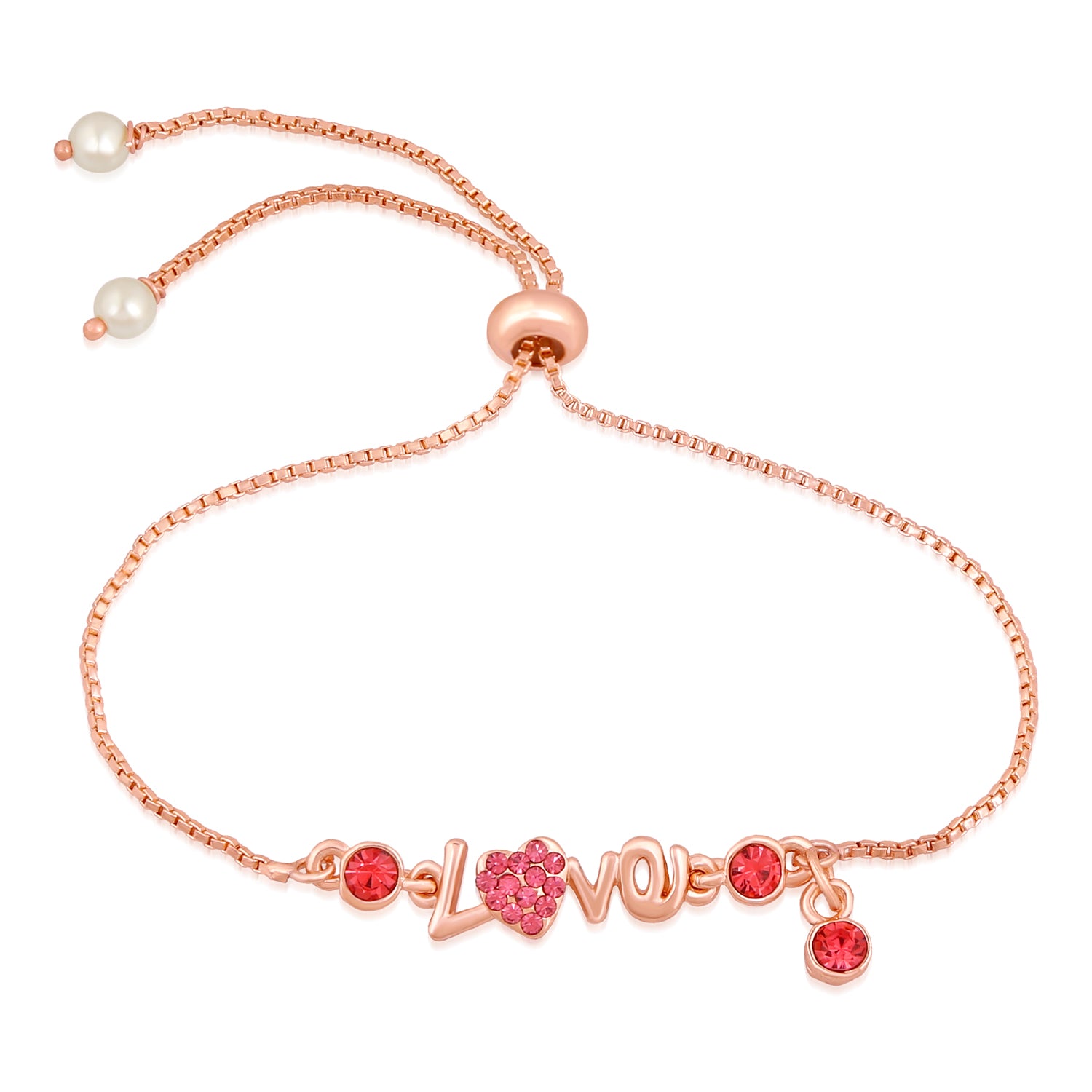Immense Love Adjustable Crystal Bracelet