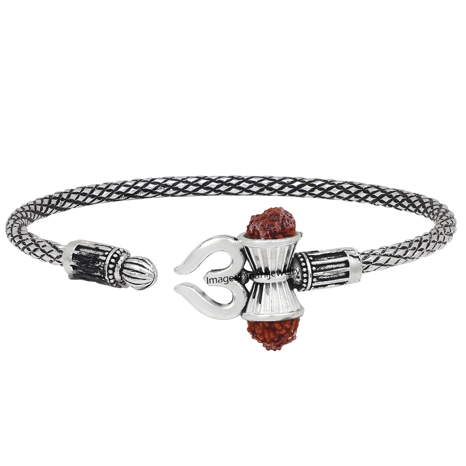 Trishul Damroo Designer Unisex Cuff Kada Bracelet