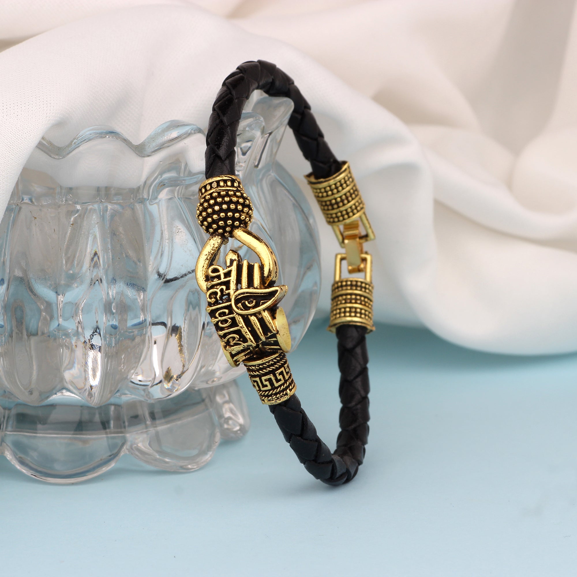 Lord Shiv Trishul Religious Bracelet Kada