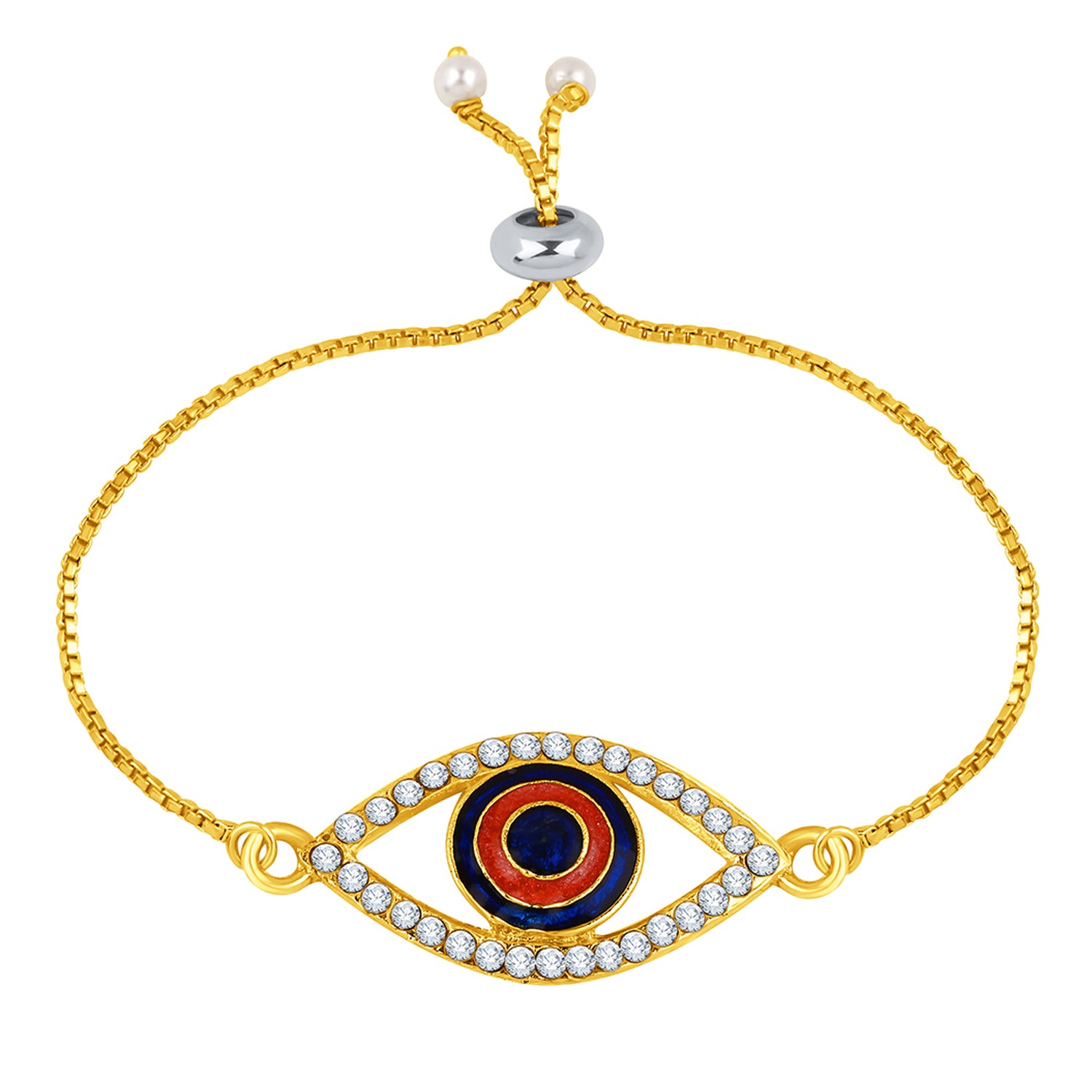 Auspicious Evil Eye Meenakari work Bracelet