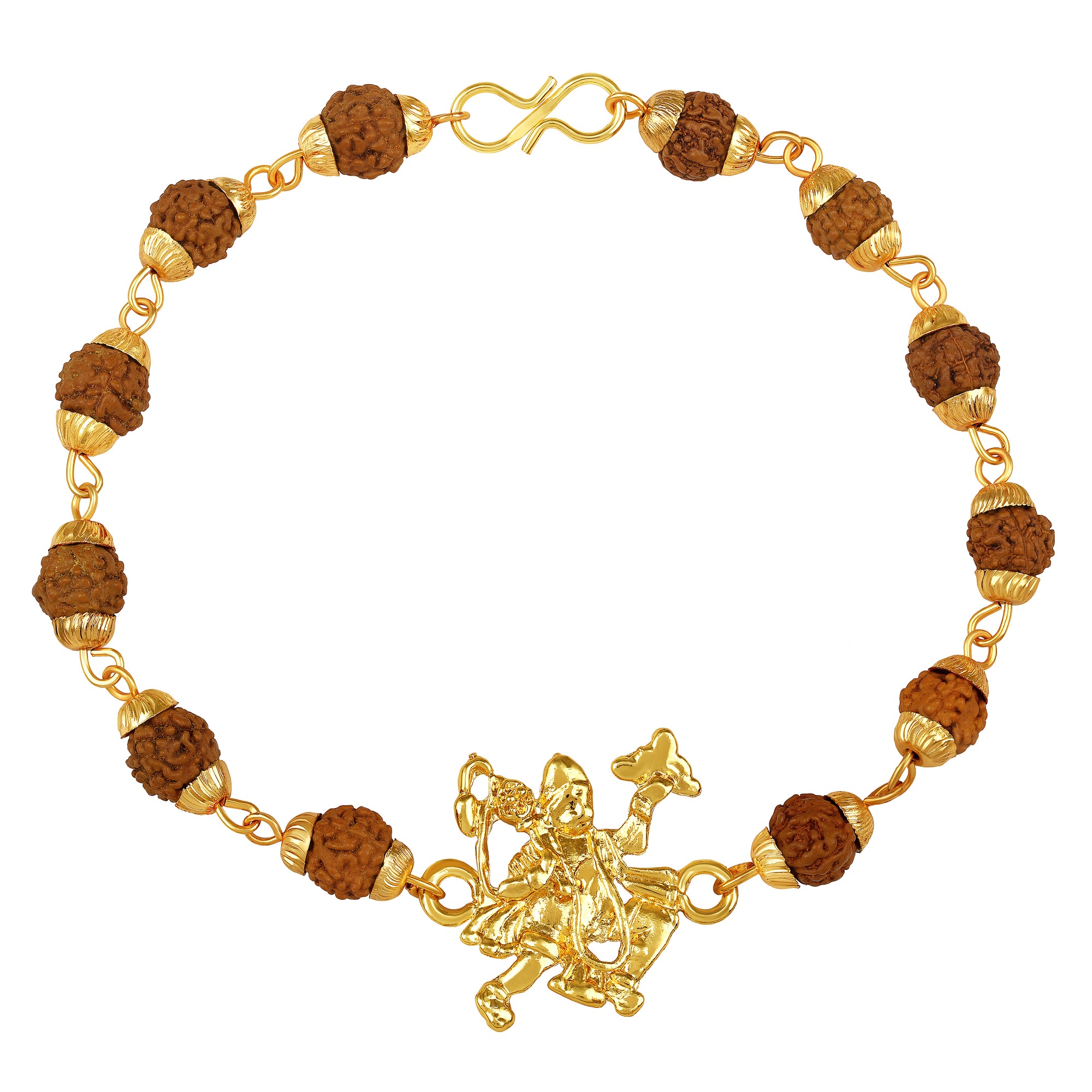 Bajrangbali Hanuman Bracelet with Rudraksha