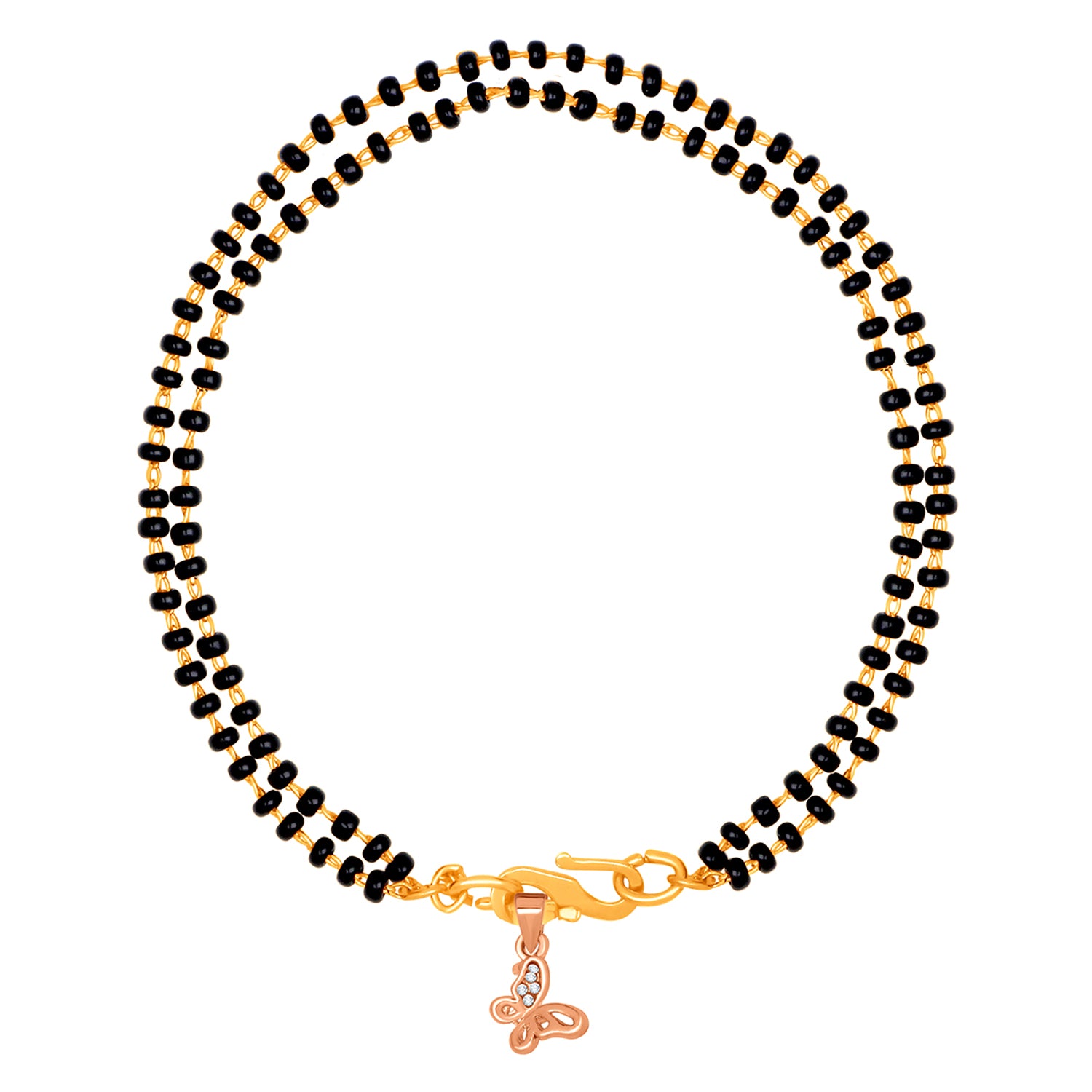 Butterfly Charm Mangalsutra Bracelet