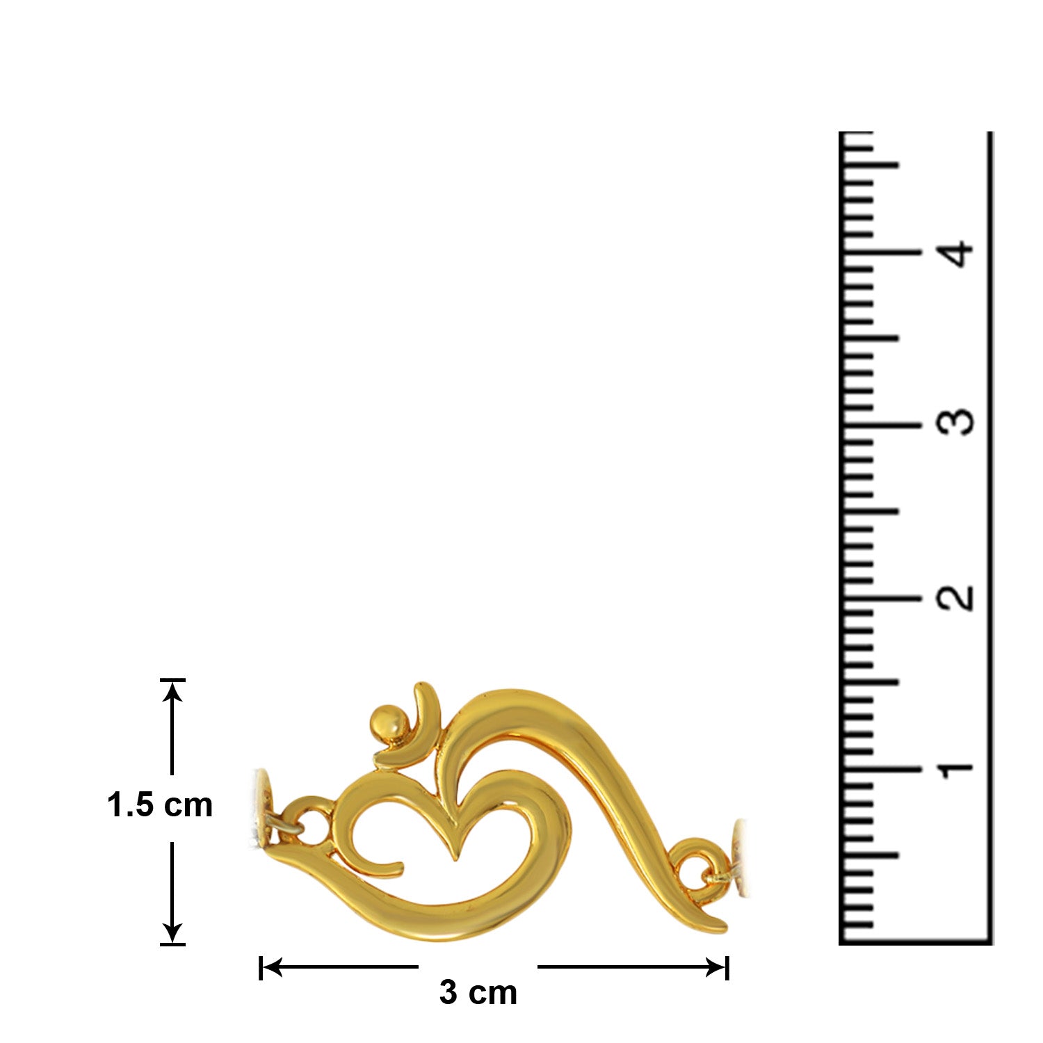 Purely Divine Om Rakhi Bracelet