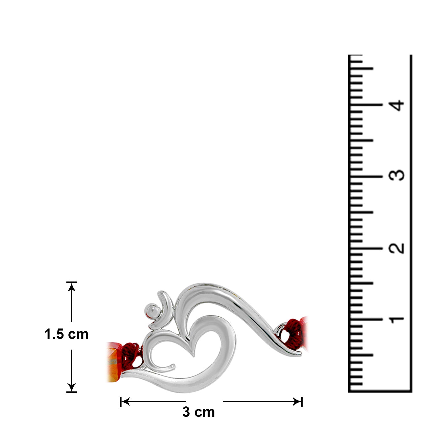 Purely Divine Om Rakhi Bracelet