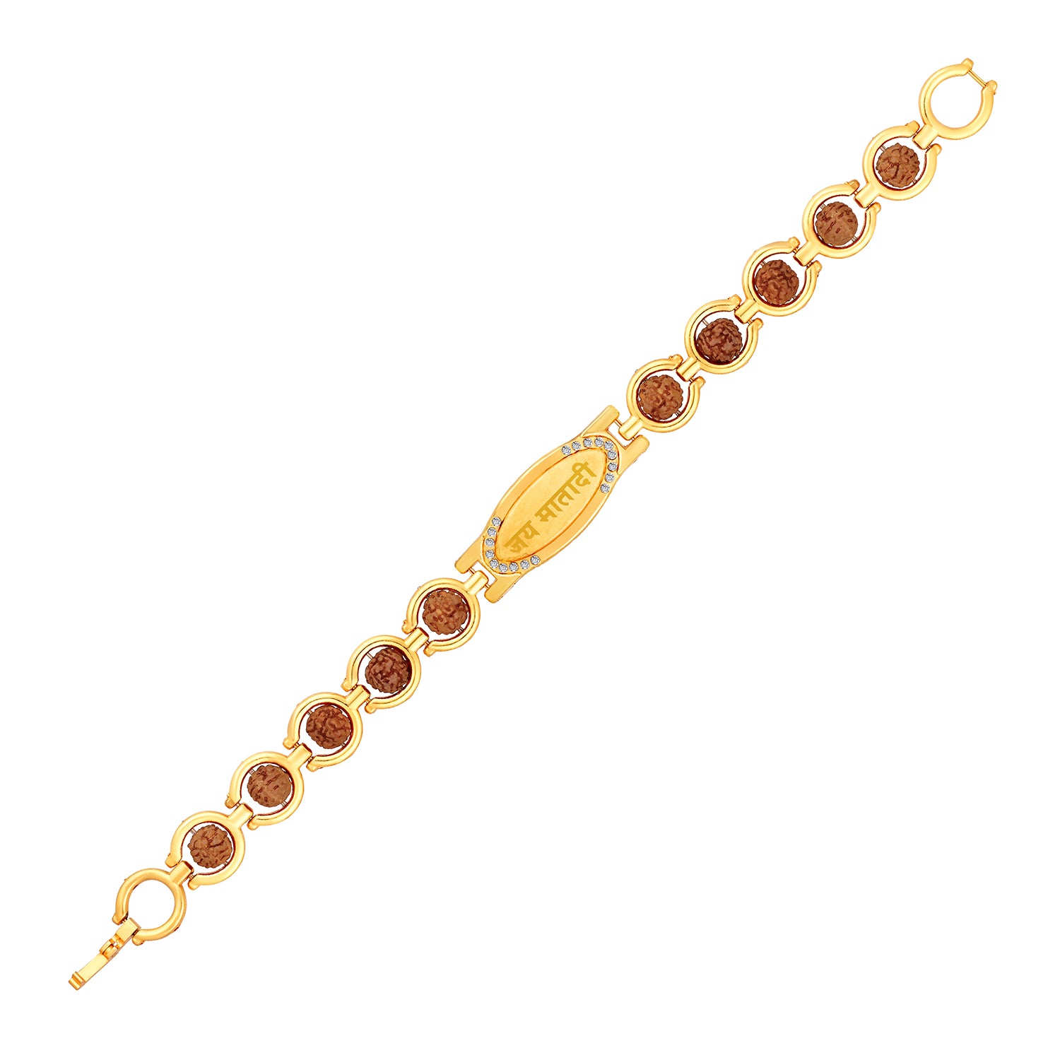 Jai Mata Di Rudraksha Bracelet Kada