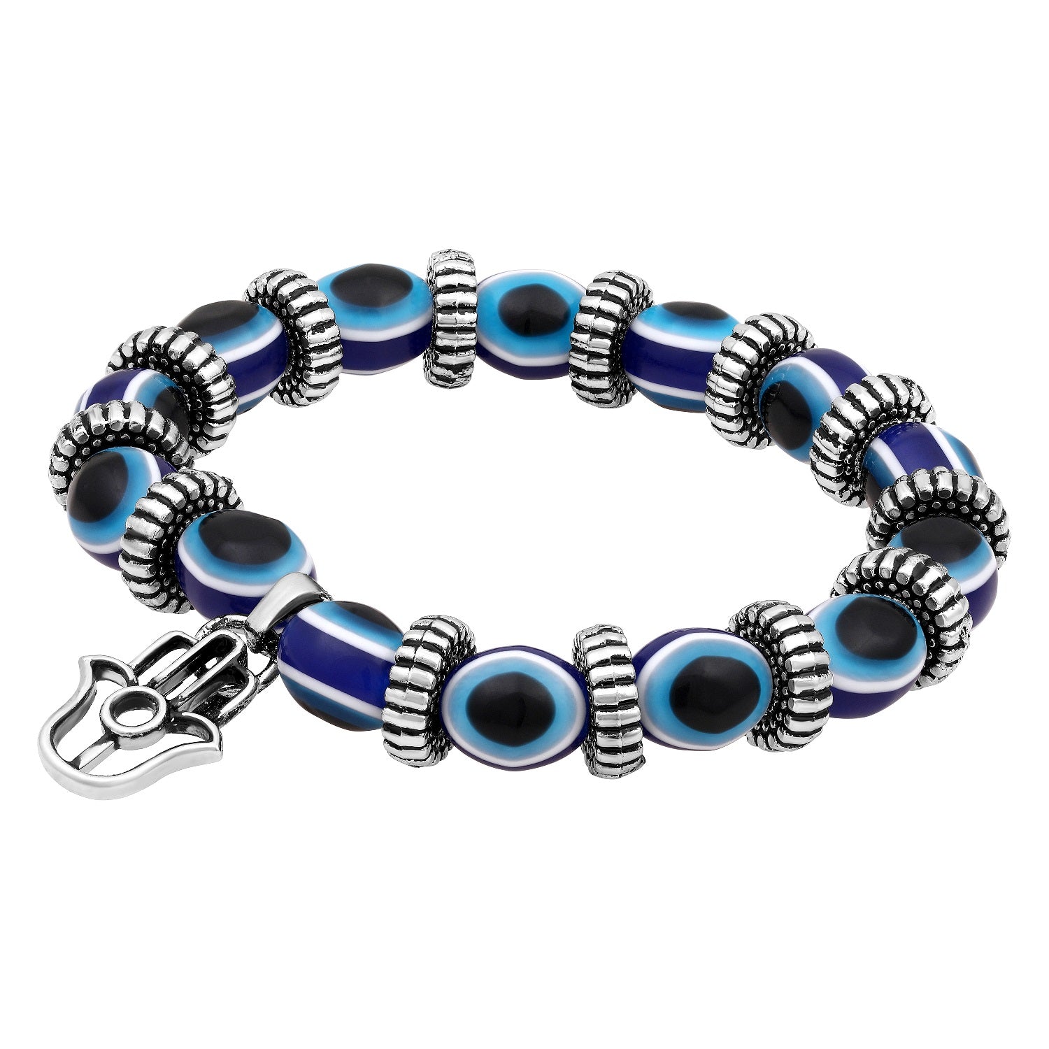 Evil Eye & Hamsa Charm Multi Style Unisex Strechable Bracelet