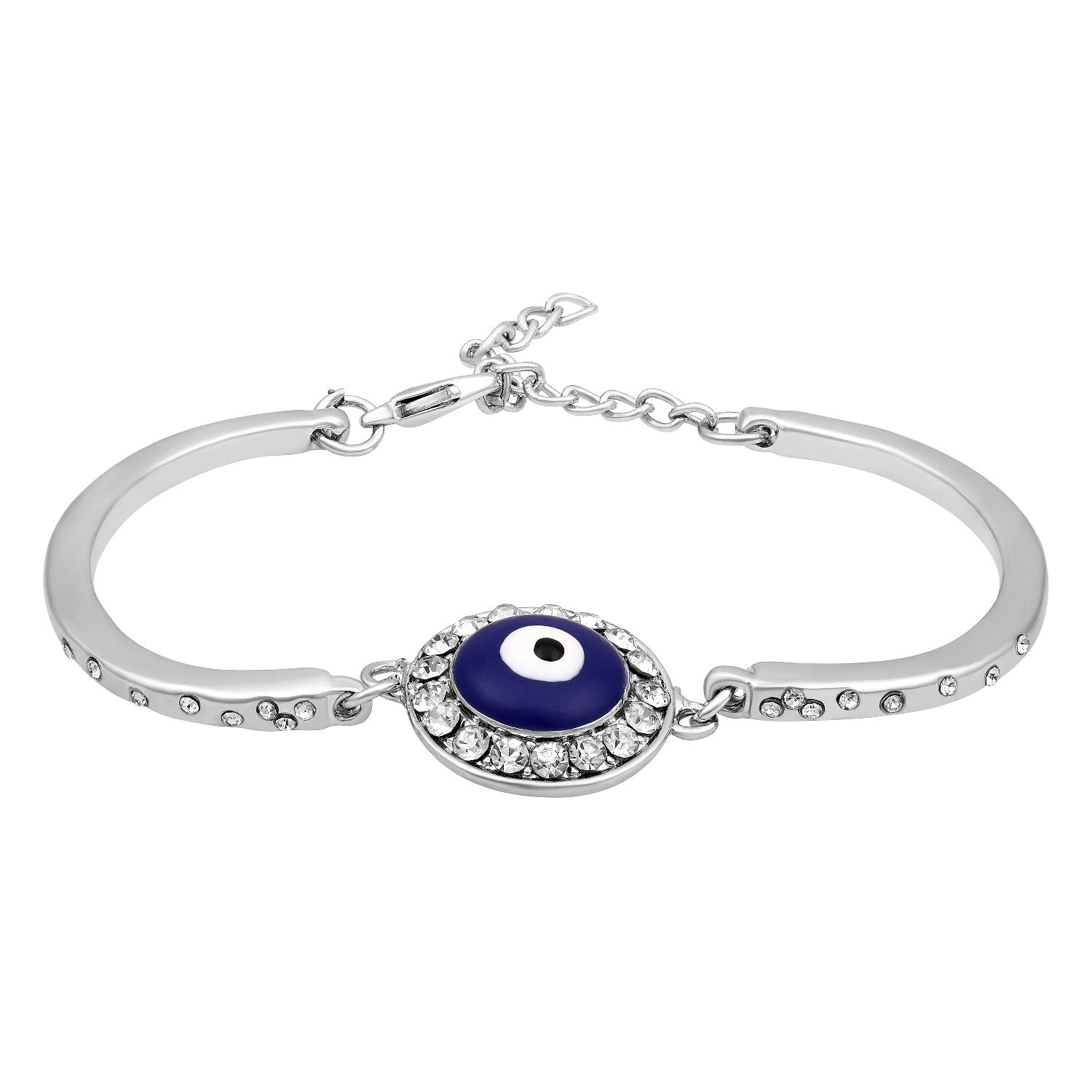 Adorable Round Meenakari Enamel Evil Eye Adjustable Bracelet