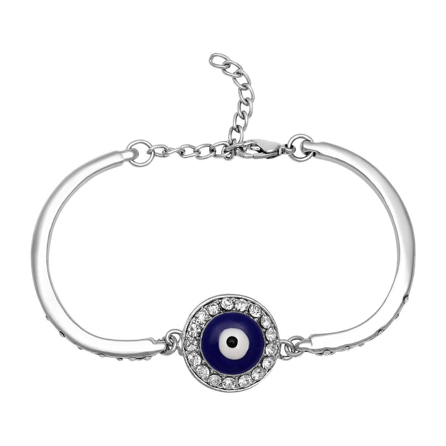 Adorable Round Meenakari Enamel Evil Eye Adjustable Bracelet