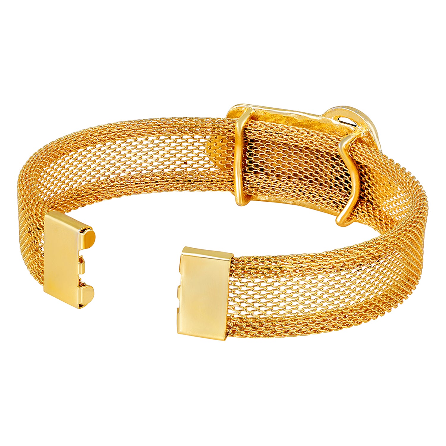 VEERA (वीरा) Engraved & Black Meena Work Adjutsable Kada Bracelet