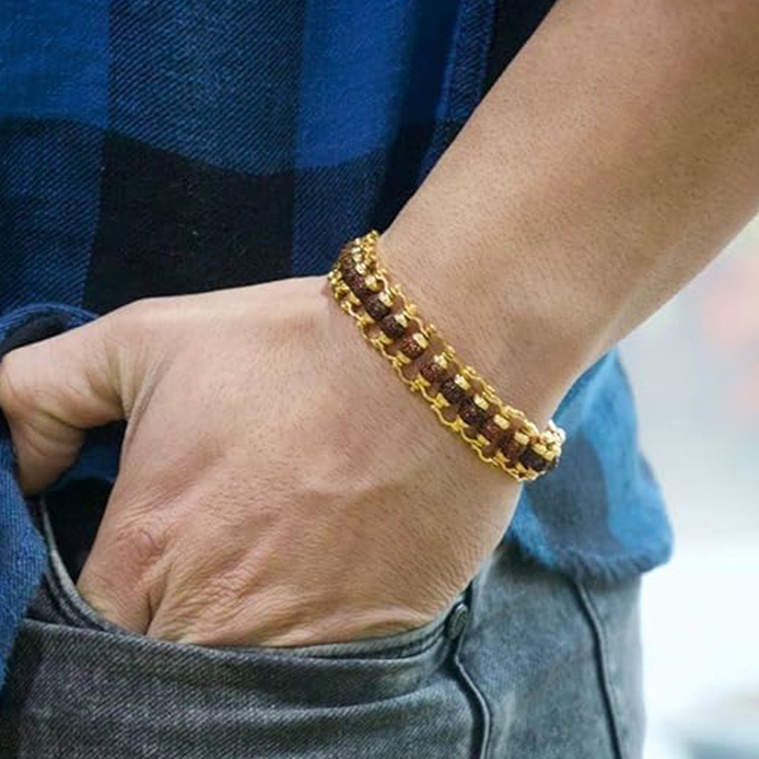 Rudraksha Unisex Bracelet