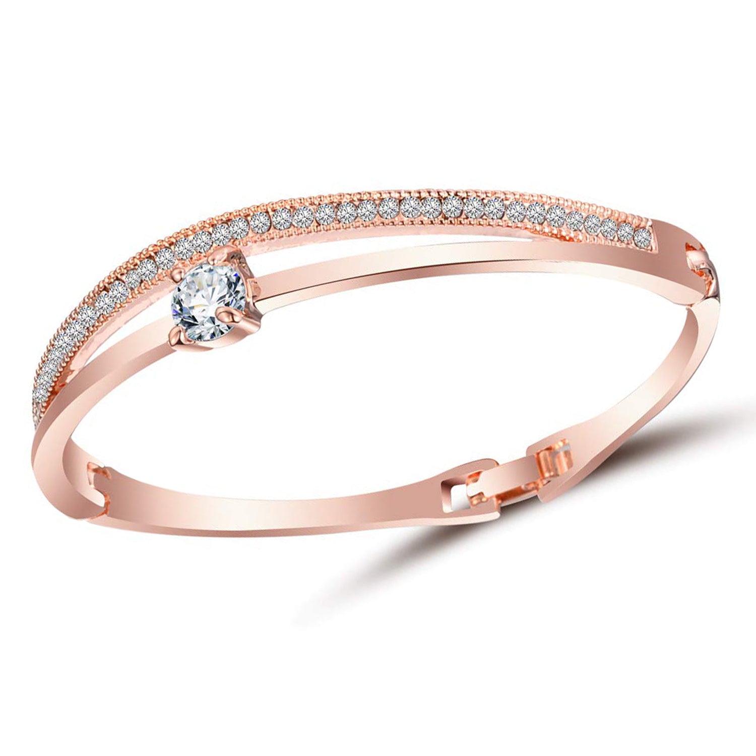 Bangle Style Beautifully Studded Kada Bracelet