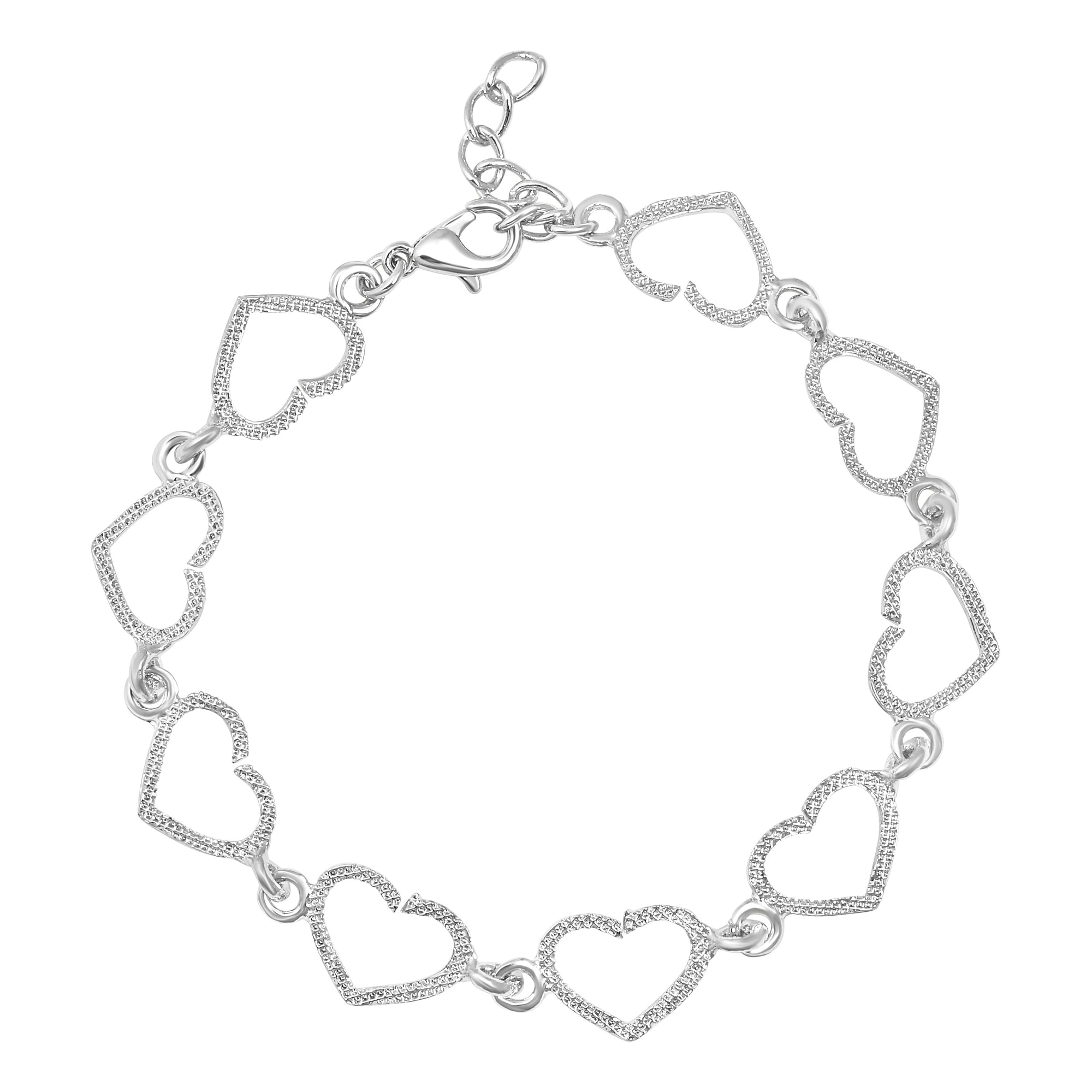 Heart Link Adjustable Bracelet