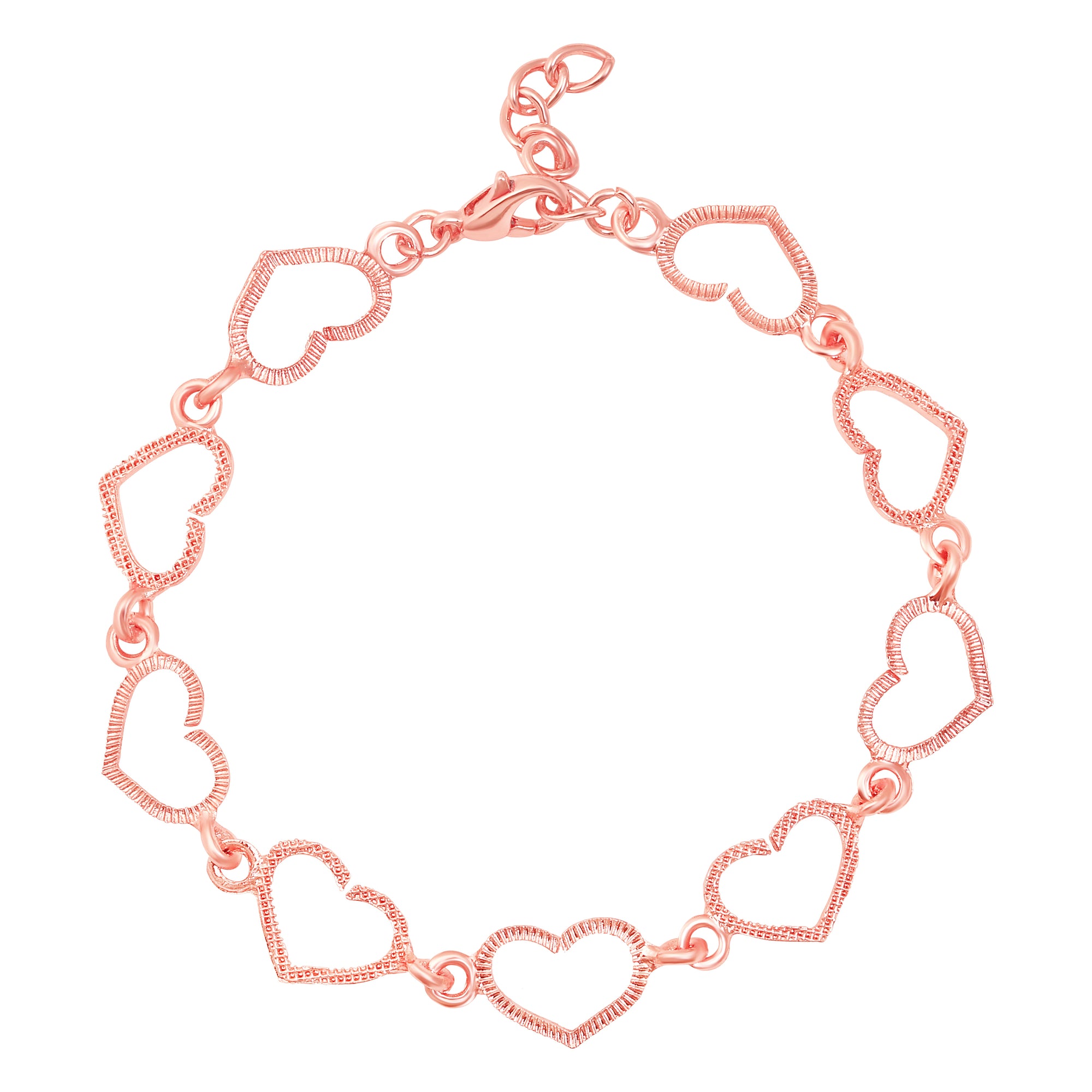 Heart Link Adjustable Bracelet