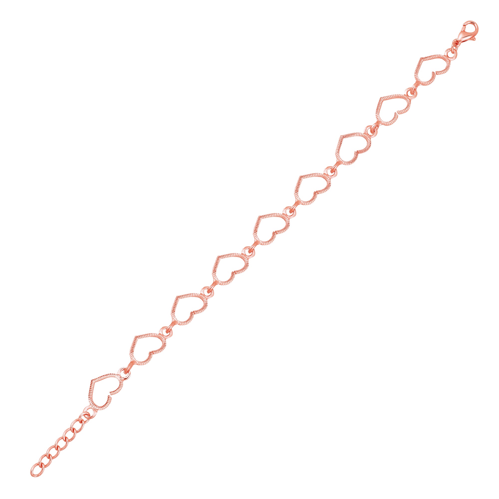 Heart Link Adjustable Bracelet