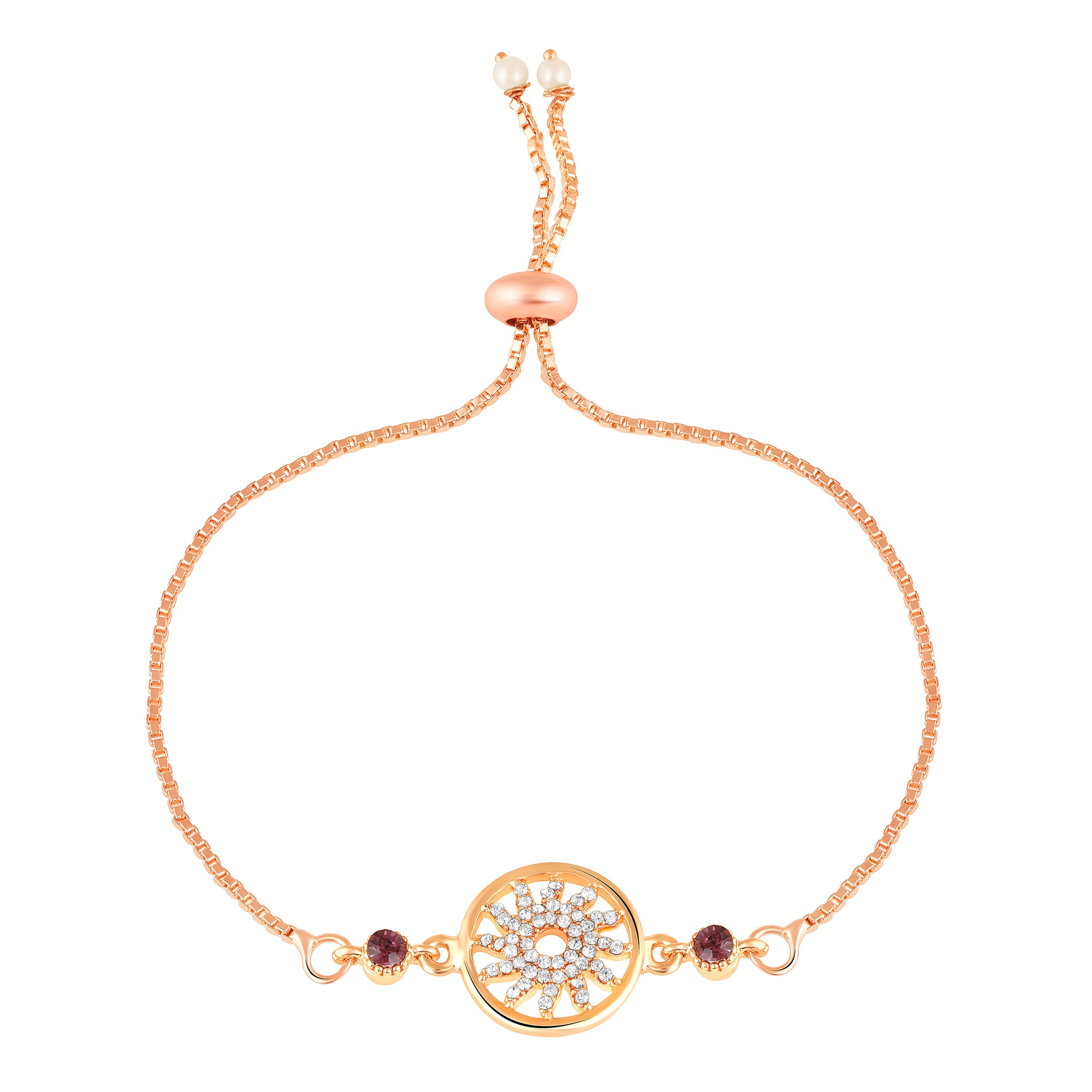 Circular Design Adjustable Bracelet