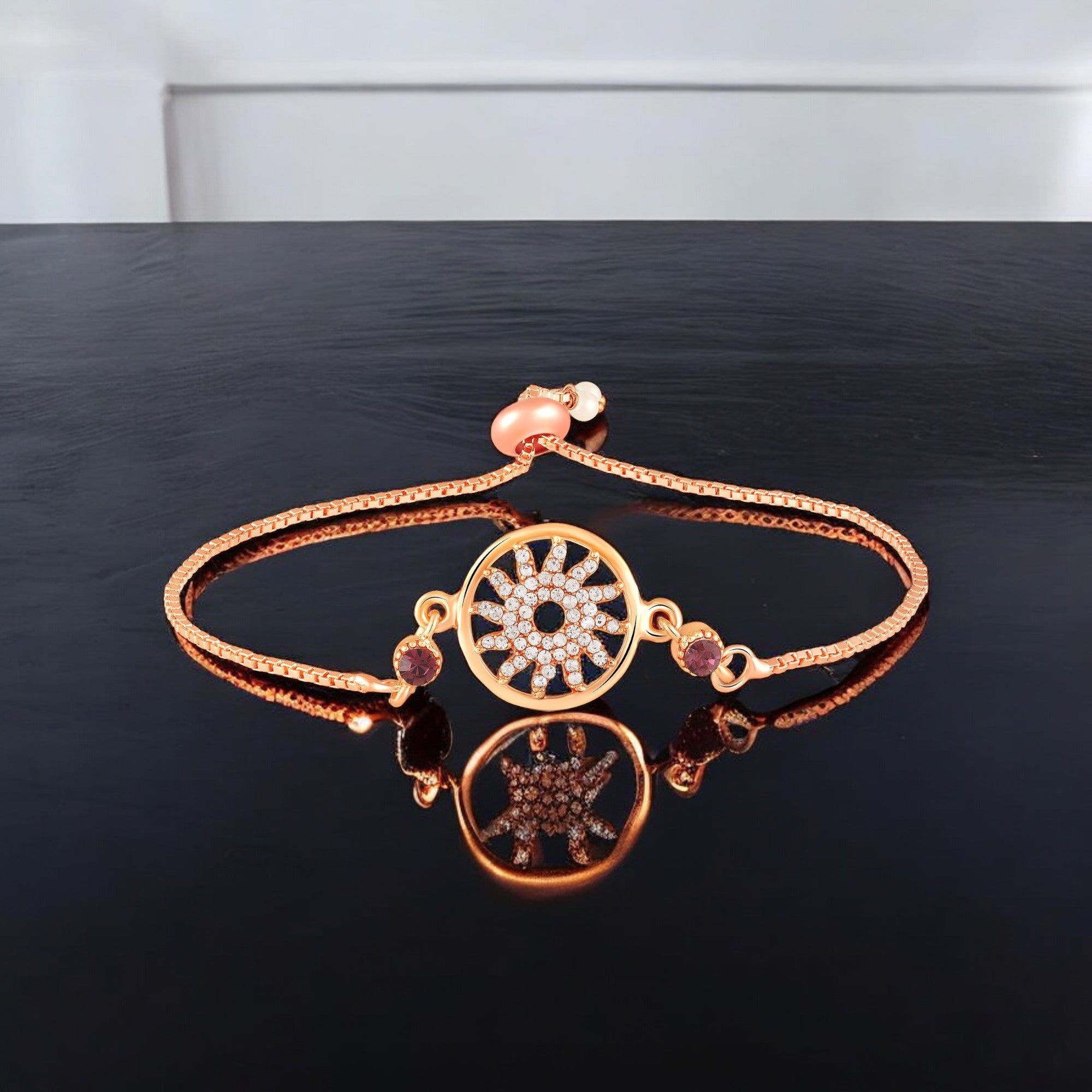 Circular Design Adjustable Bracelet