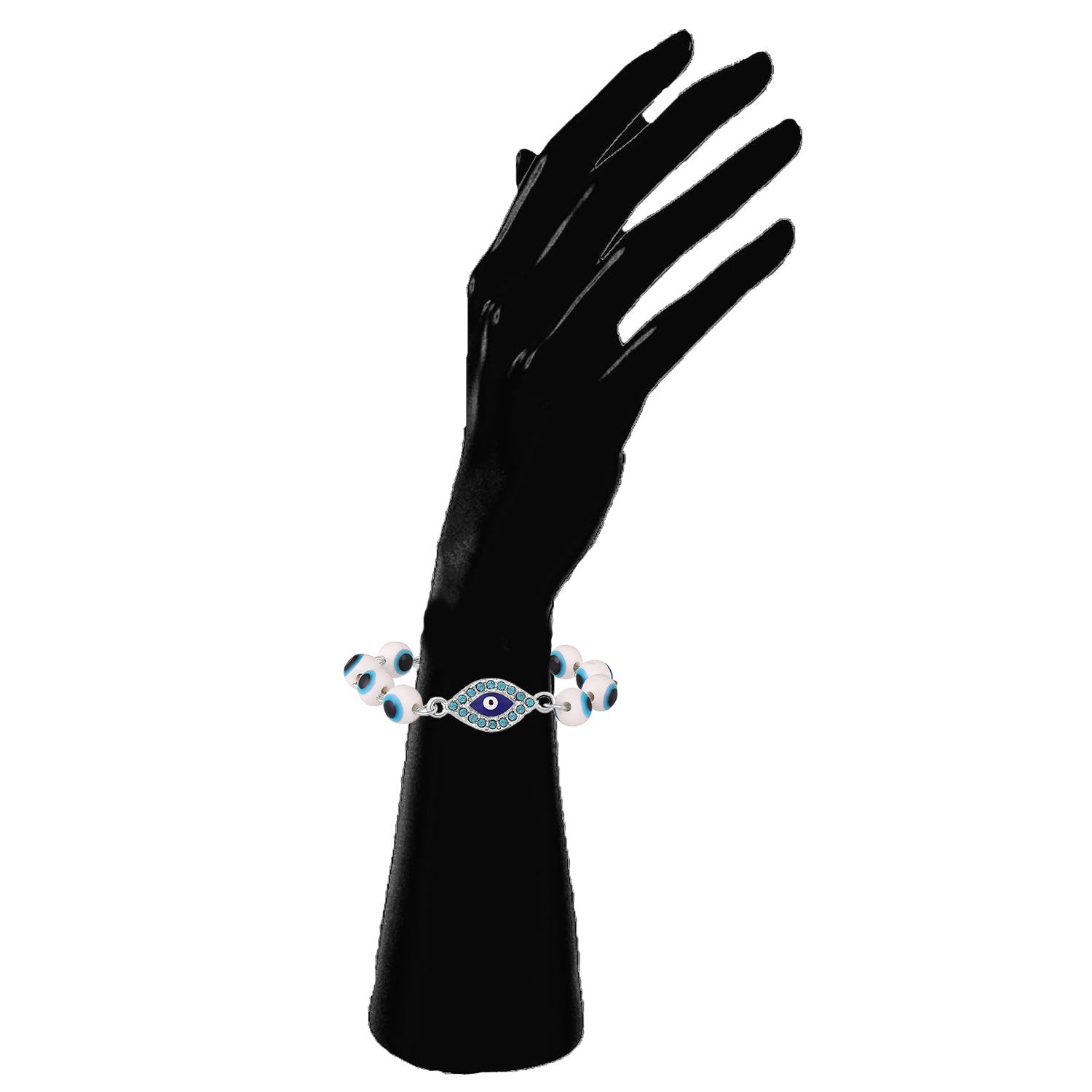 Blue Evil Eye Adjustable Bracelet