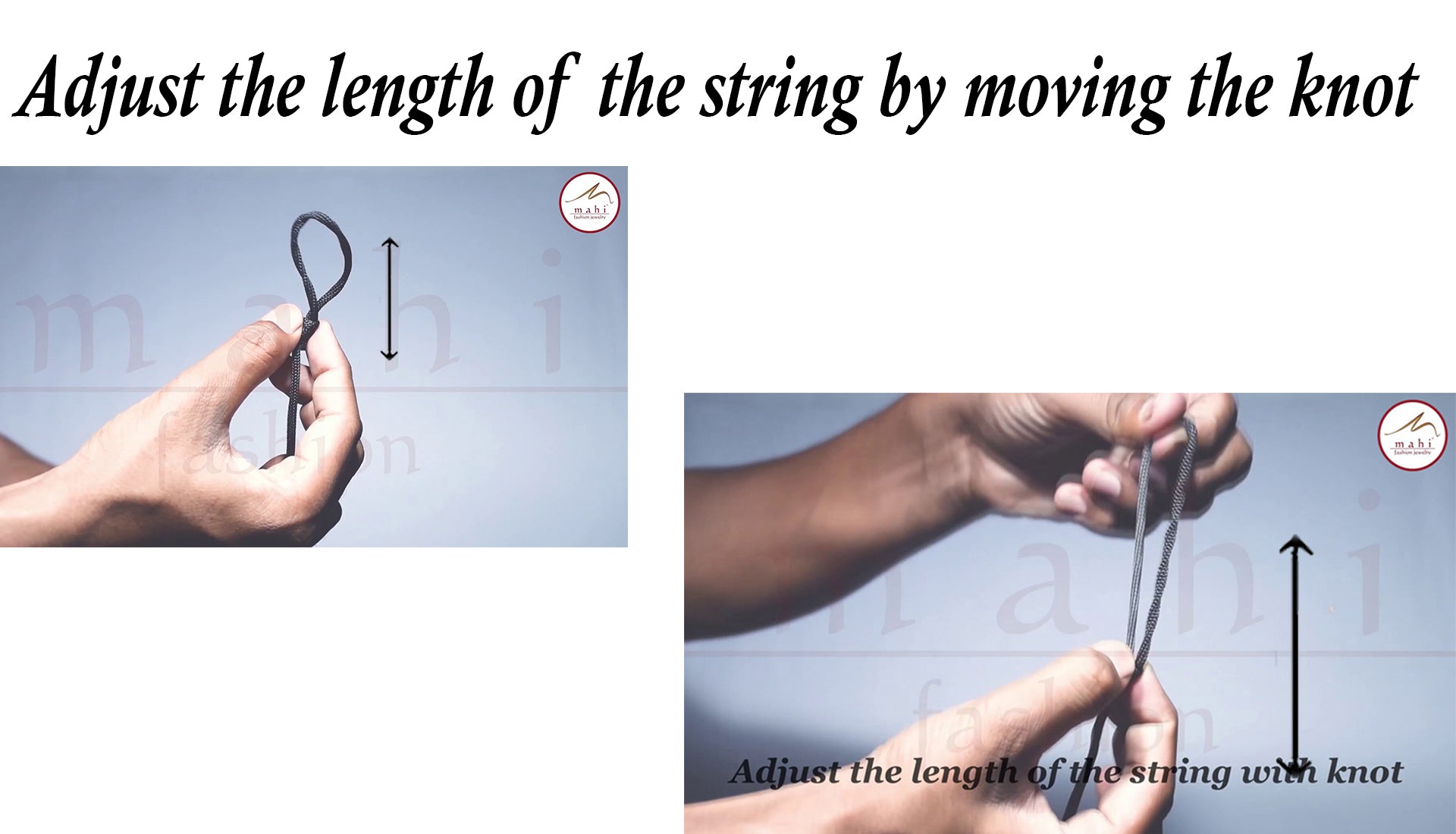 Anchor In Loop Rhodium Plated Adjustable Black Rope Style Unisex Bracelet