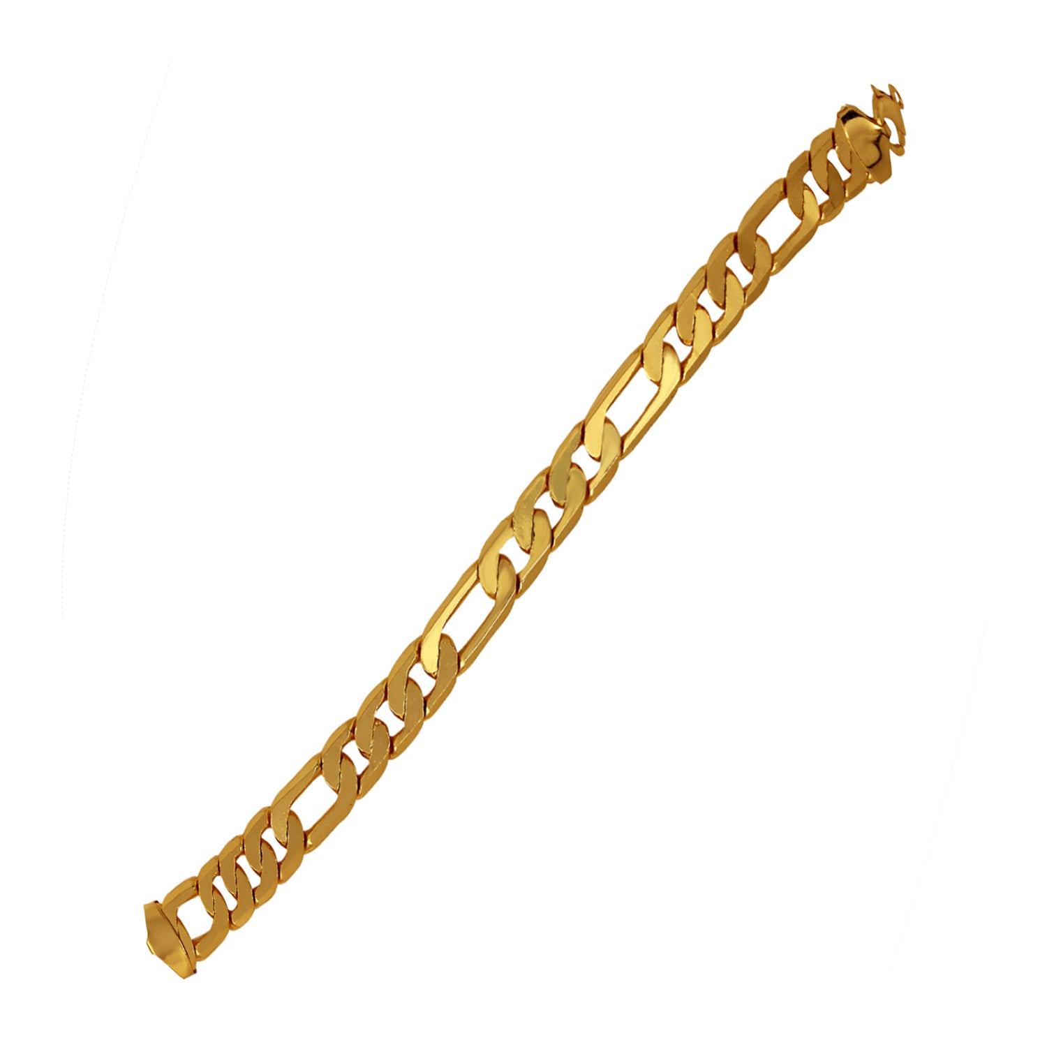Micron Gold Plated Mens Bracelet