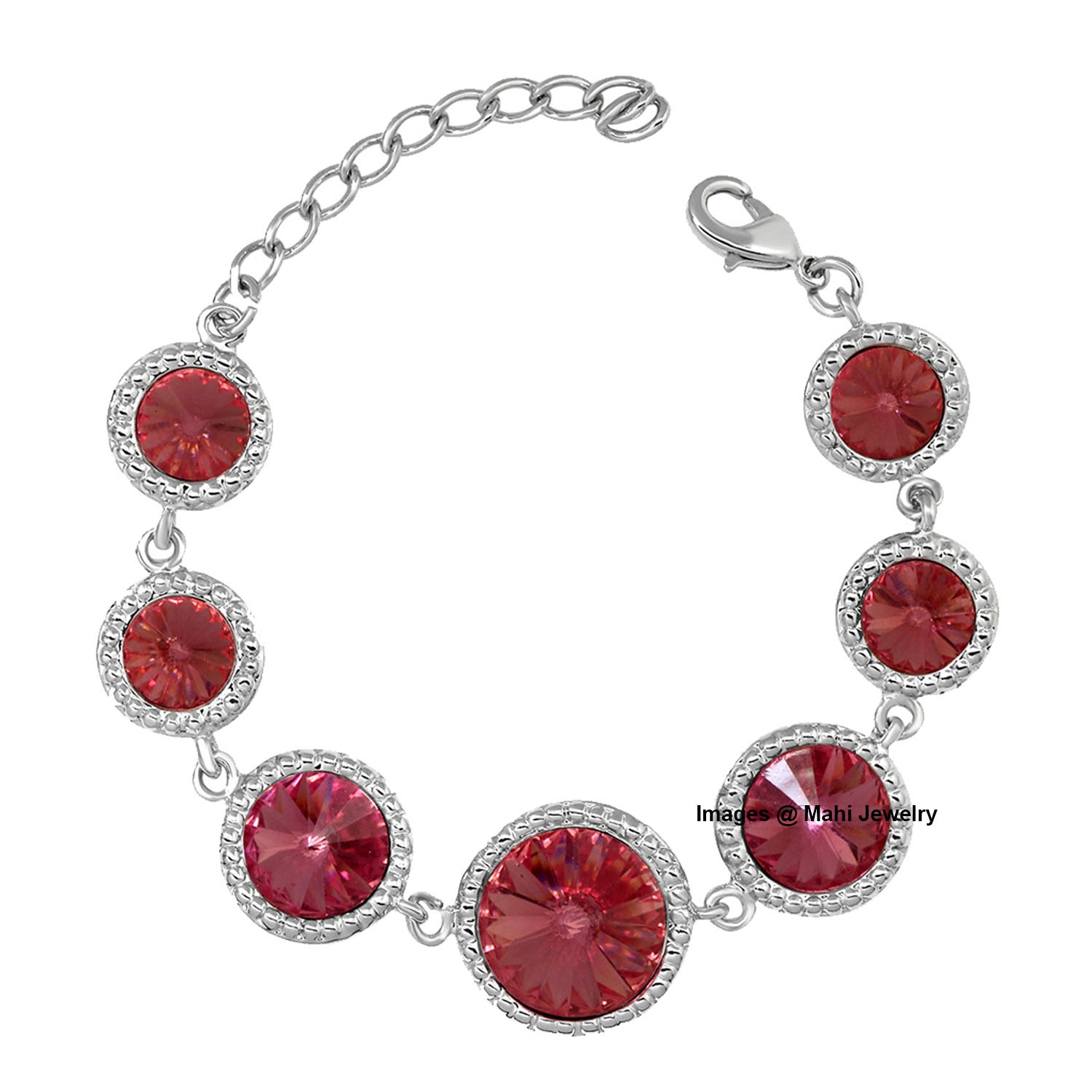 Pink Crystal Bracelet