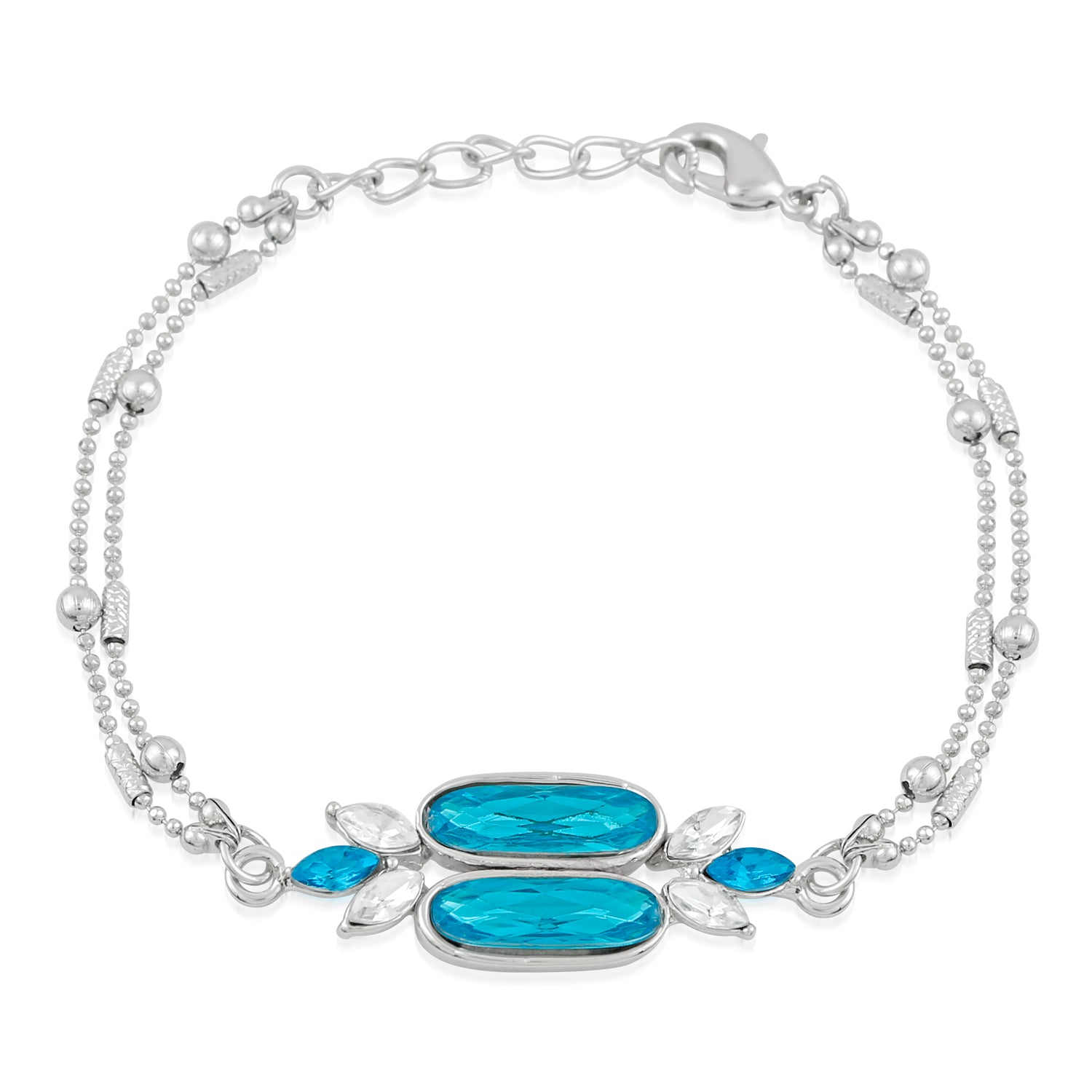 Mesmerising Solitaire Crystal Bracelet