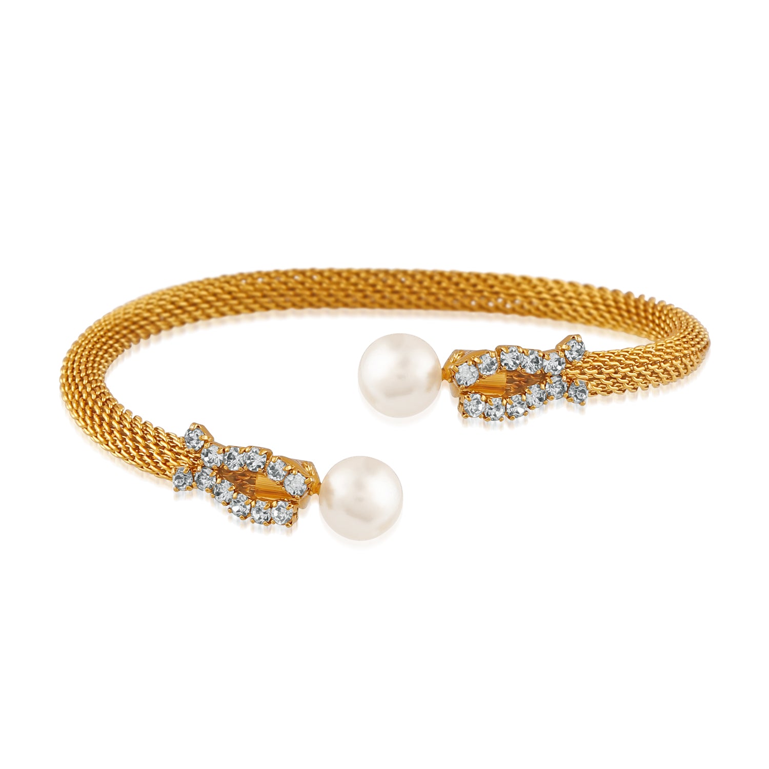 Ethnic wear Crystal Adjustable Kada